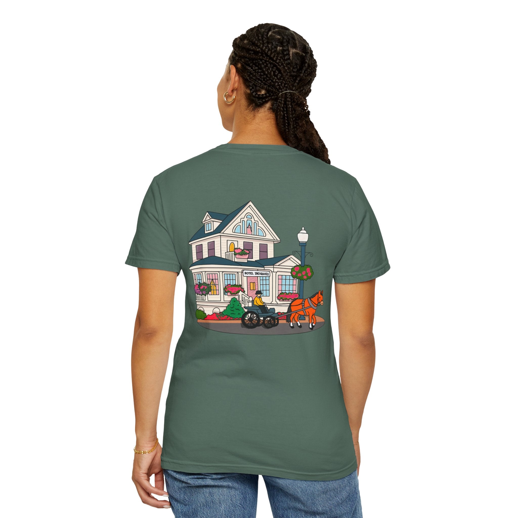 Mackinac Merch - The Hotel Iroquois Series - The Hotel Comfort Colors T Shirt