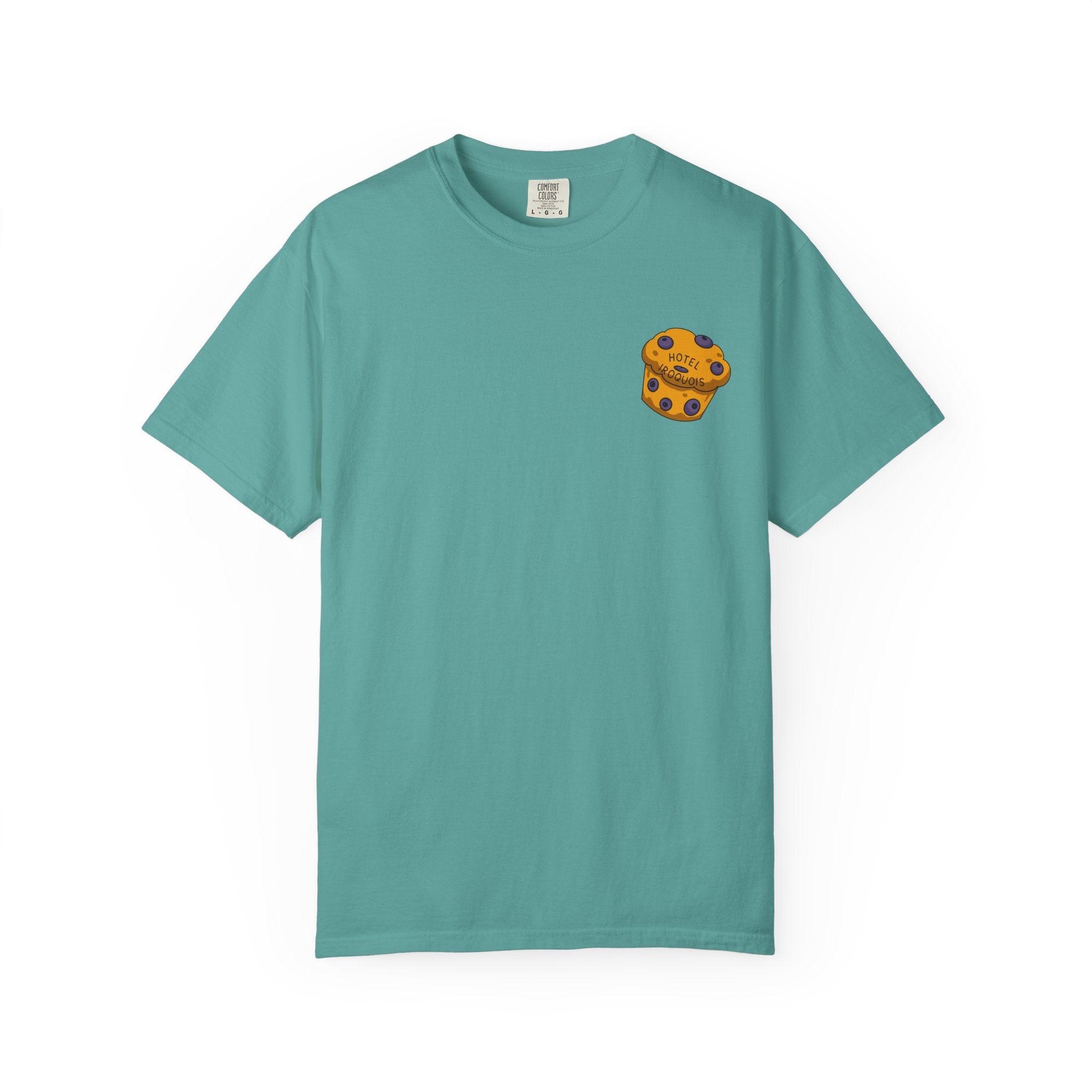 Mackinac Merch - The Hotel Iroquois Series - The Circle Porch Comfort Colors T Shirt