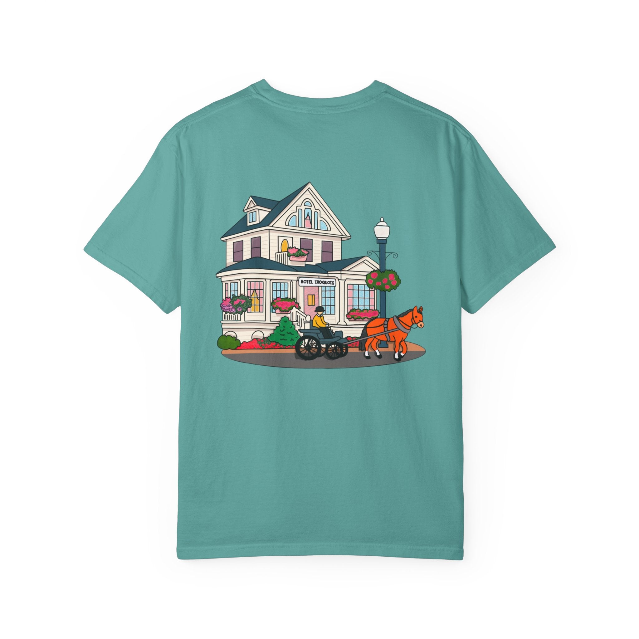 Mackinac Merch - The Hotel Iroquois Series - The Hotel Comfort Colors T Shirt