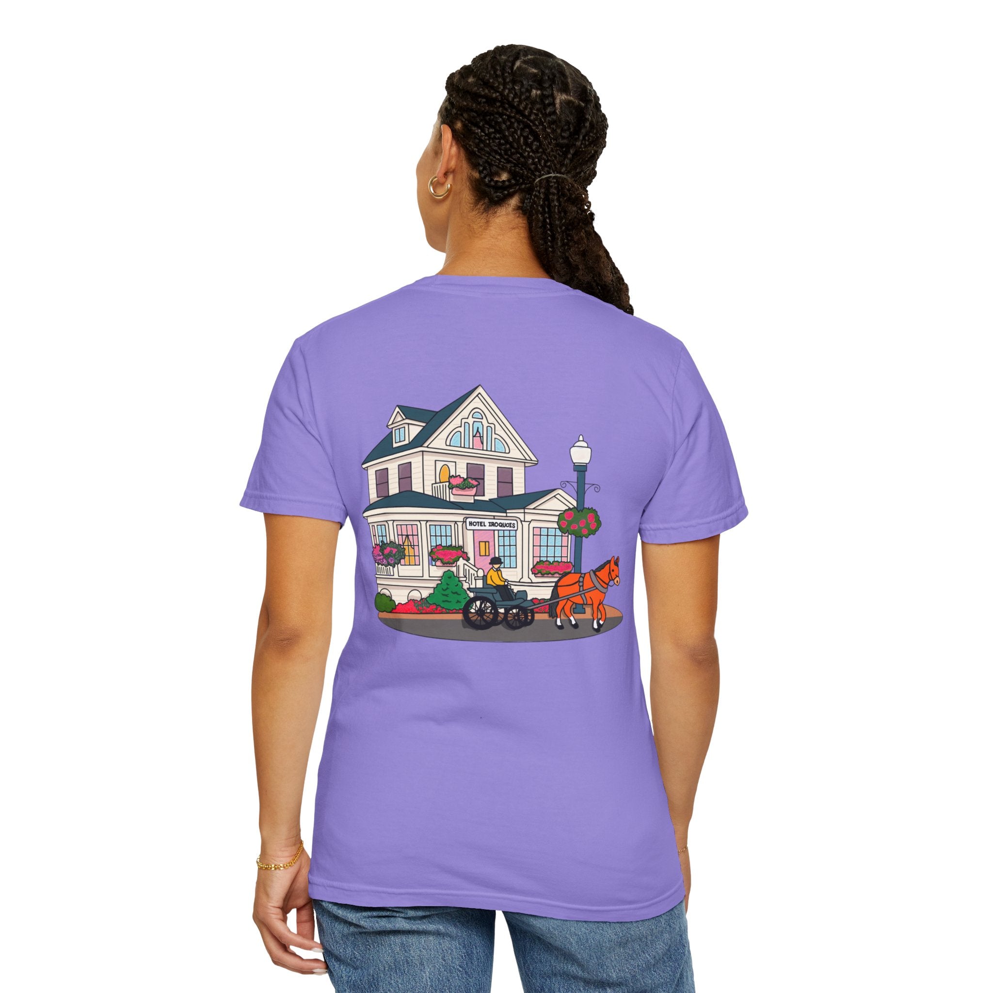 Mackinac Merch - The Hotel Iroquois Series - The Hotel Comfort Colors T Shirt