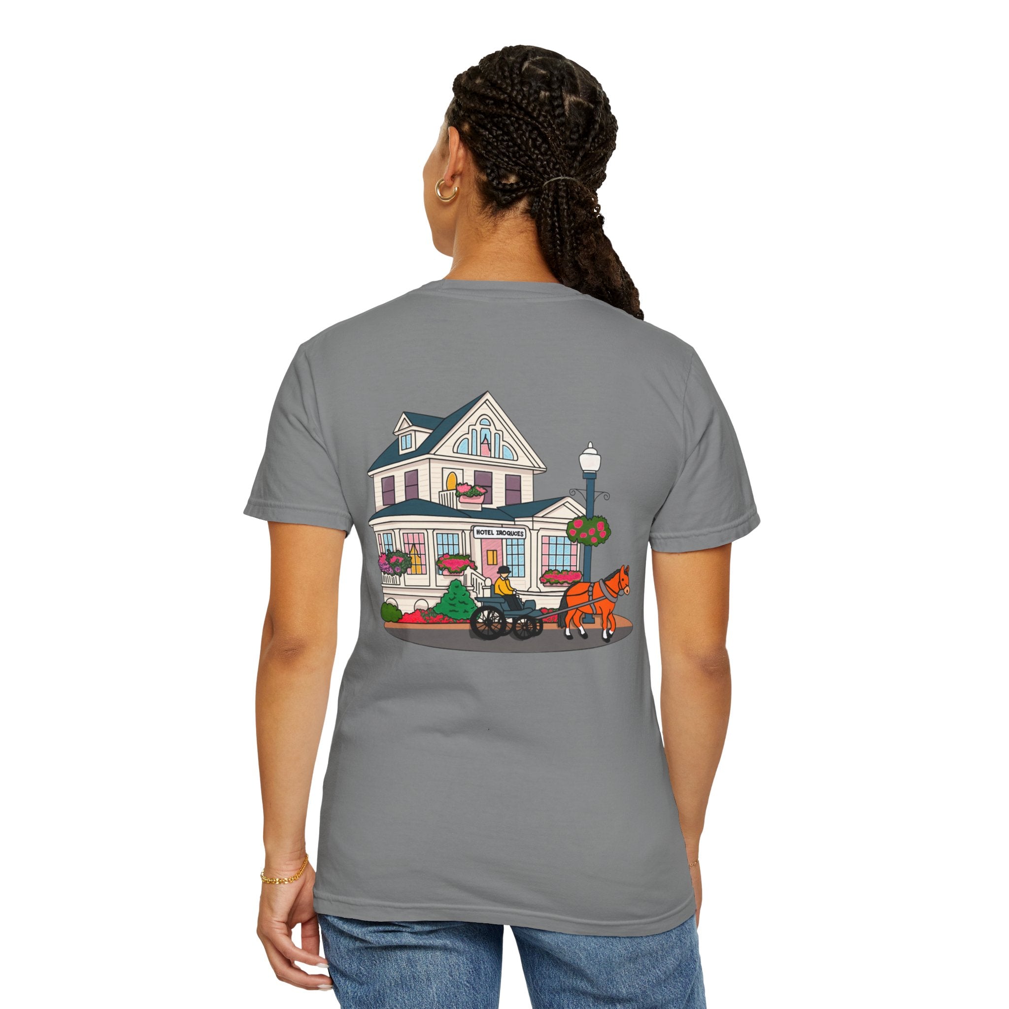 Mackinac Merch - The Hotel Iroquois Series - The Hotel Comfort Colors T Shirt