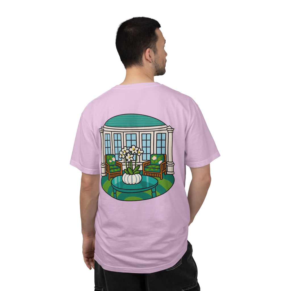 Mackinac Merch - The Hotel Iroquois Series - The Circle Porch Comfort Colors T Shirt