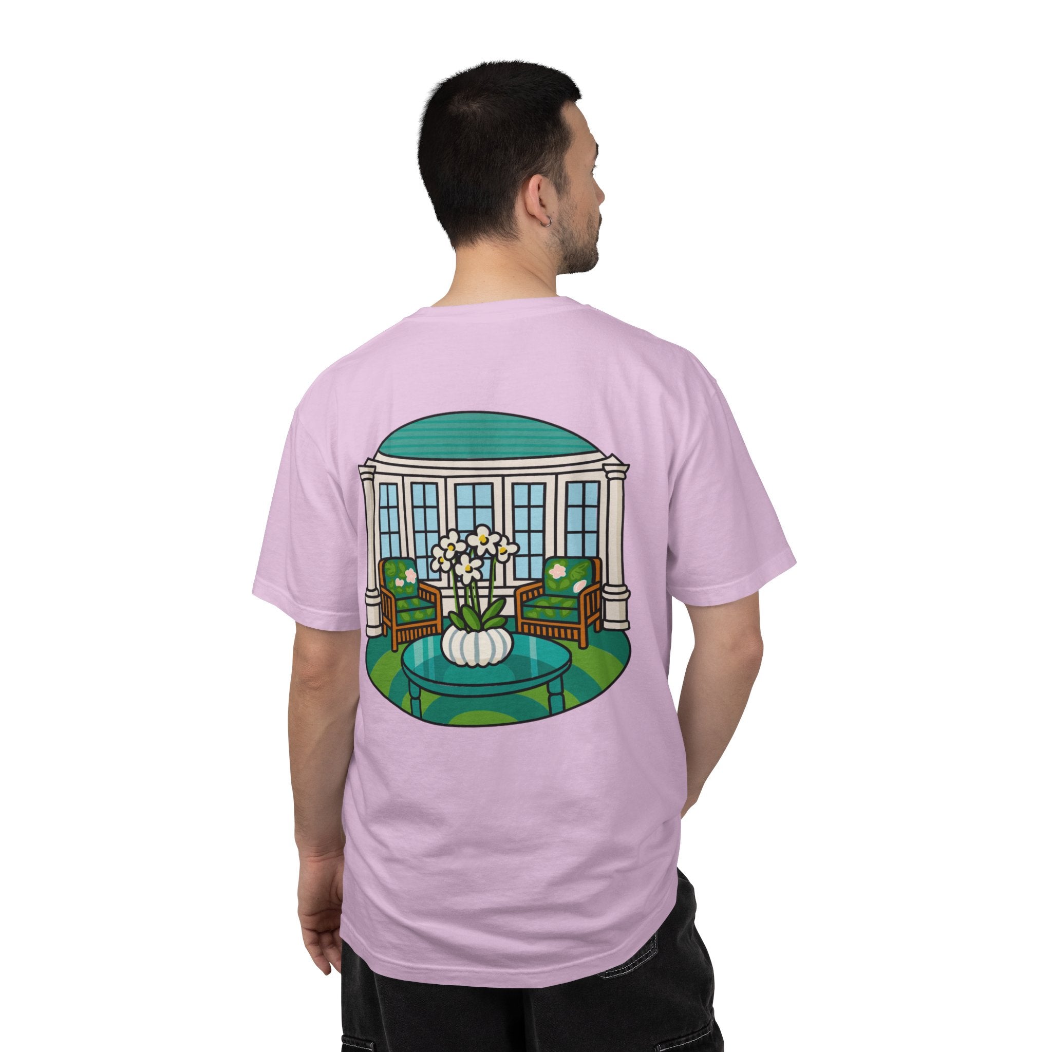 Mackinac Merch - The Hotel Iroquois Series - The Circle Porch Comfort Colors T Shirt
