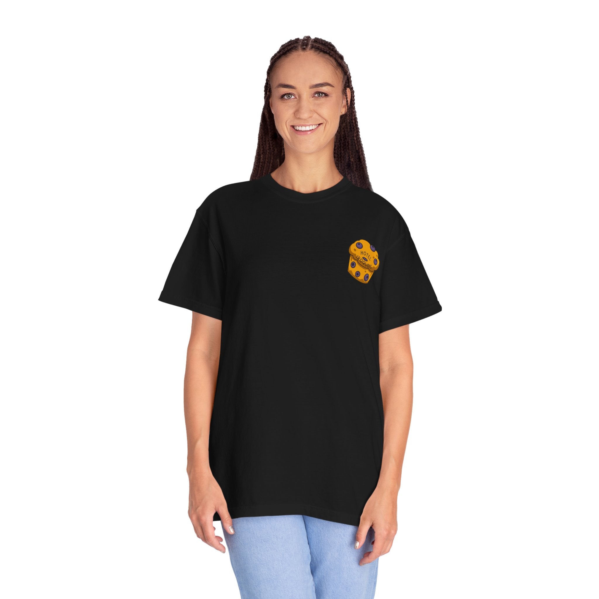 Mackinac Merch - The Hotel Iroquois Series - The Circle Porch Comfort Colors T Shirt