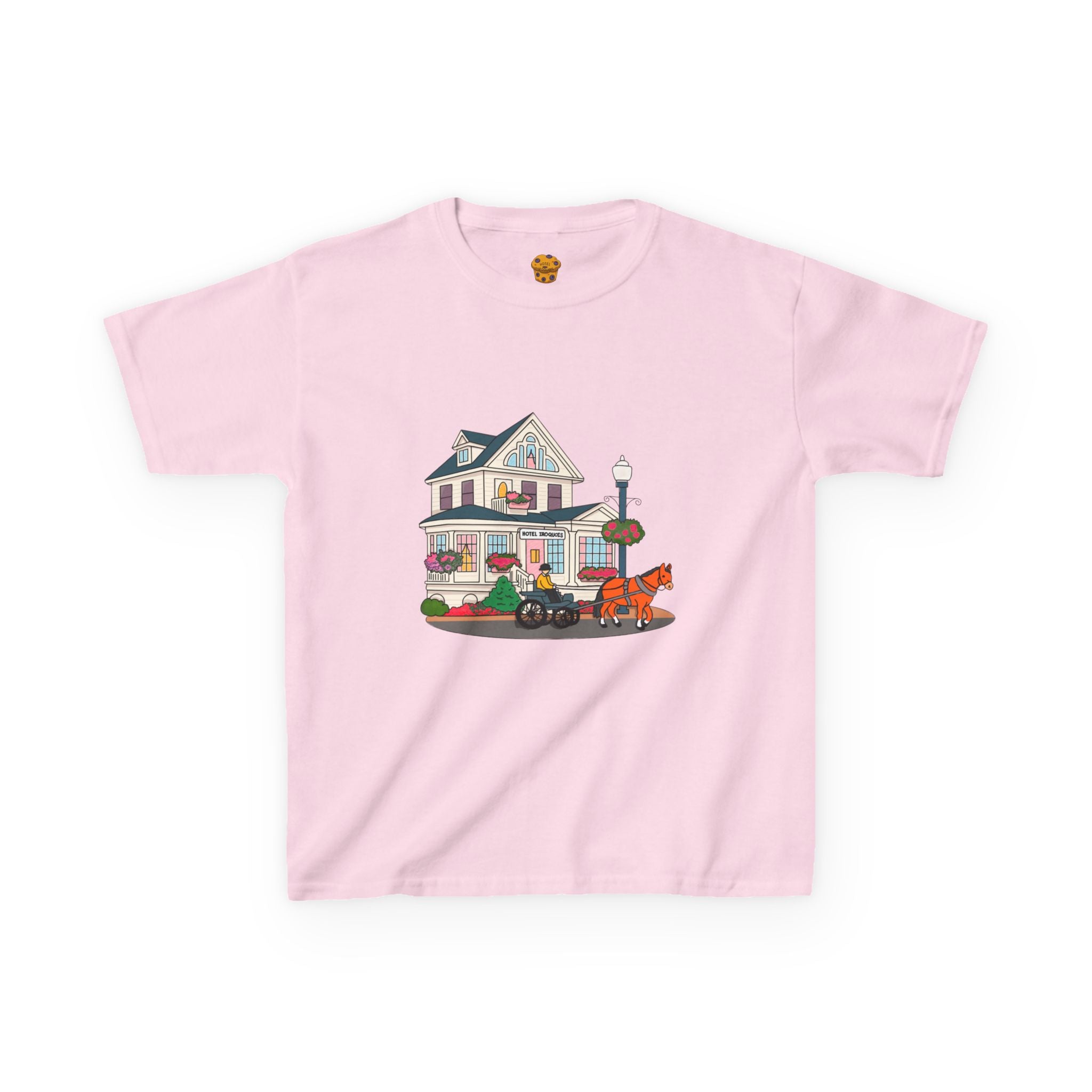 Mackinac Merch - Hotel Iroquois Series Kids Heavy Cotton Tee