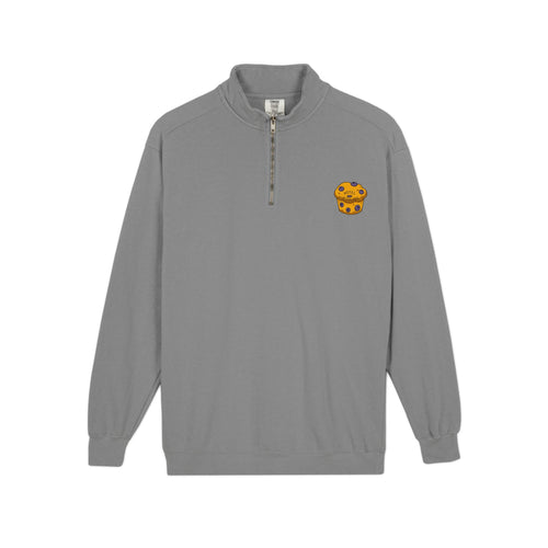 Hotel Iroquois Series - Comfort Colors Quarter Zip - Blueberry Muffins and Horse Drawn Carriages