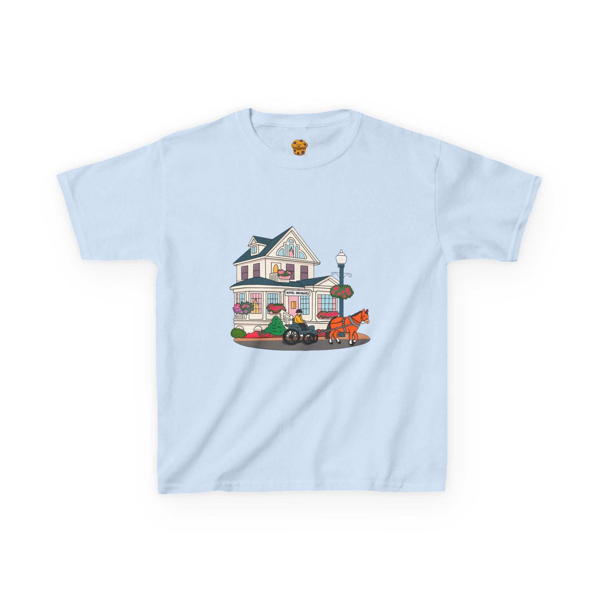 Mackinac Merch - Hotel Iroquois Series Kids Heavy Cotton Tee