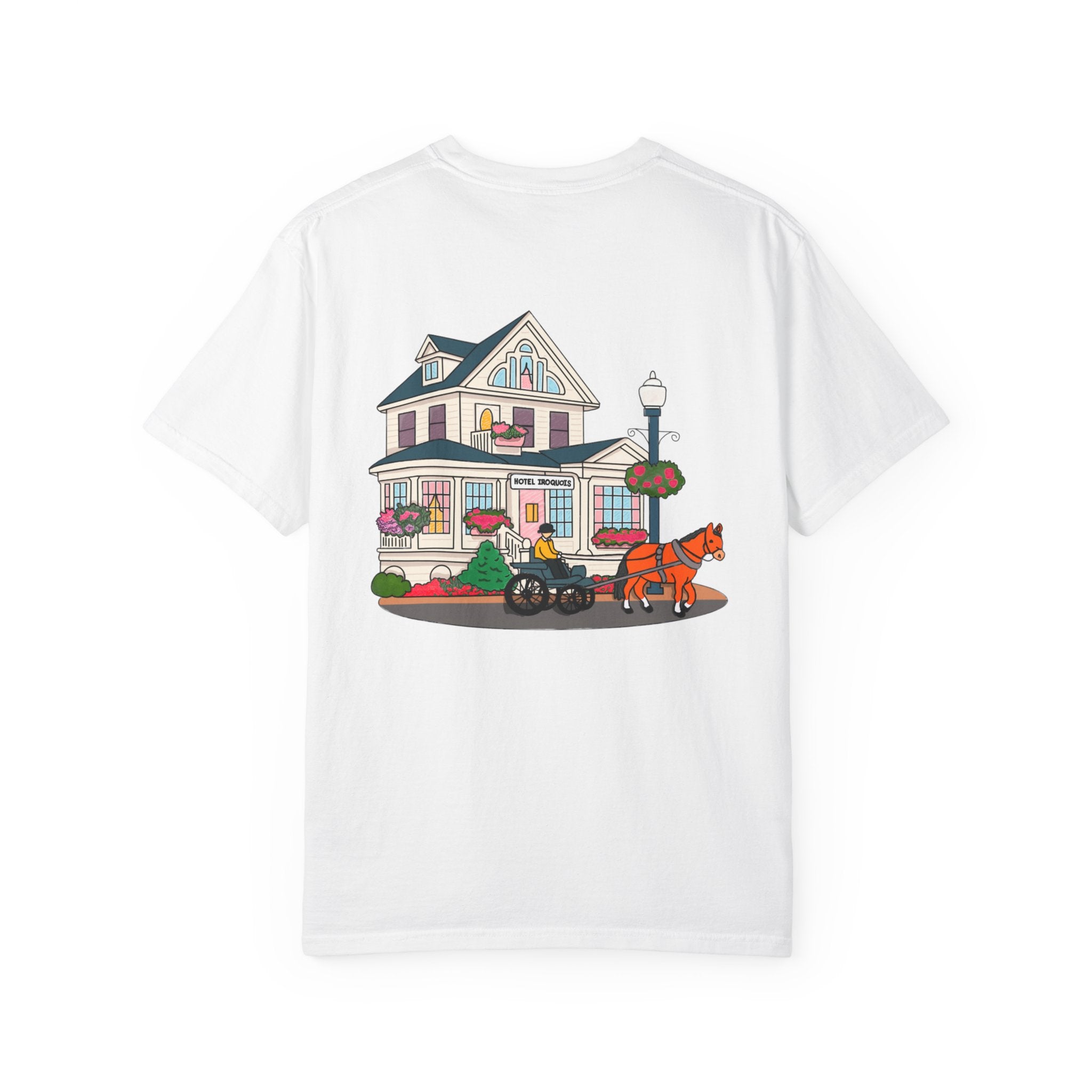 Mackinac Merch - The Hotel Iroquois Series - The Hotel Comfort Colors T Shirt