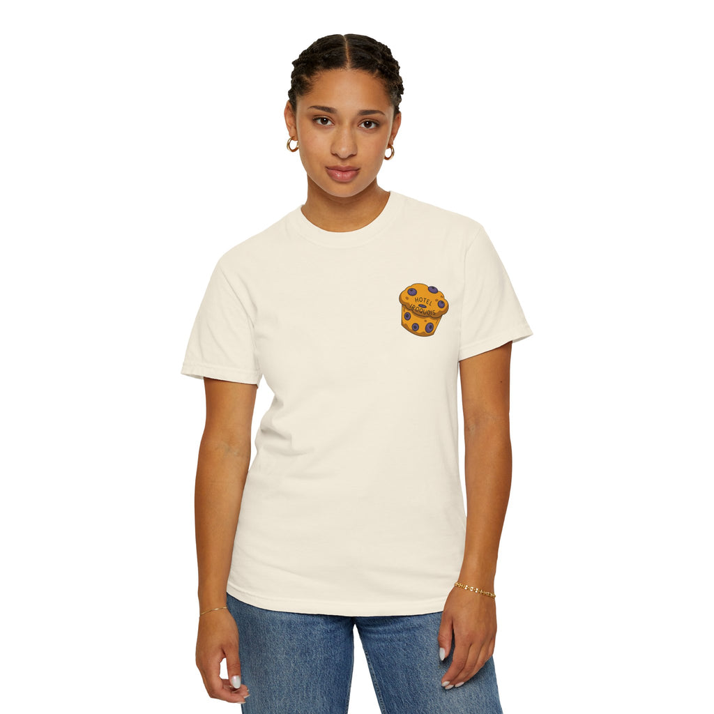 Mackinac Merch - The Hotel Iroquois Series - The Circle Porch Comfort Colors T Shirt