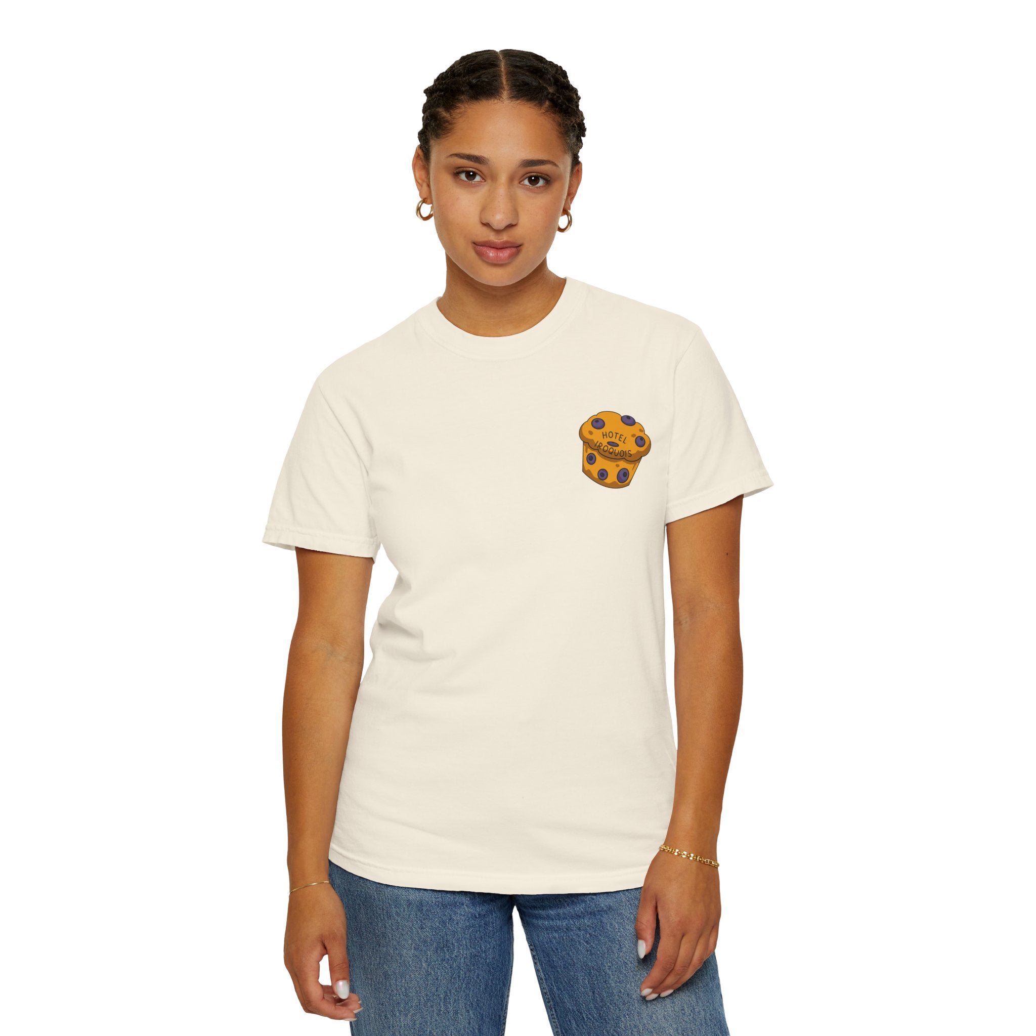Mackinac Merch - The Hotel Iroquois Series - The Circle Porch Comfort Colors T Shirt