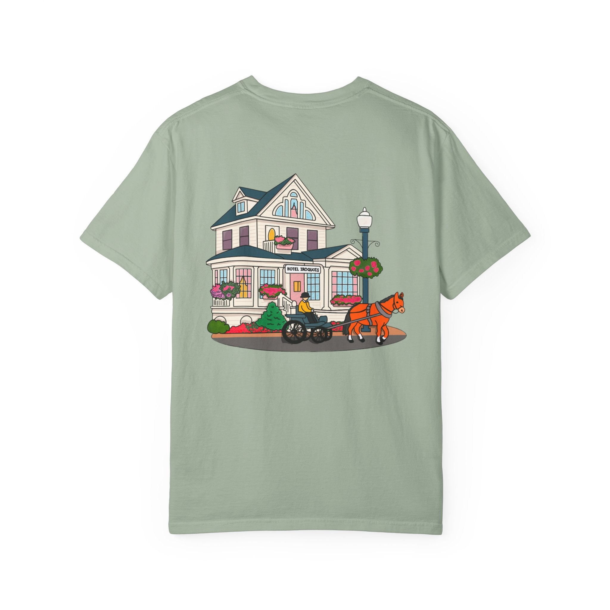 Mackinac Merch - The Hotel Iroquois Series - The Hotel Comfort Colors T Shirt