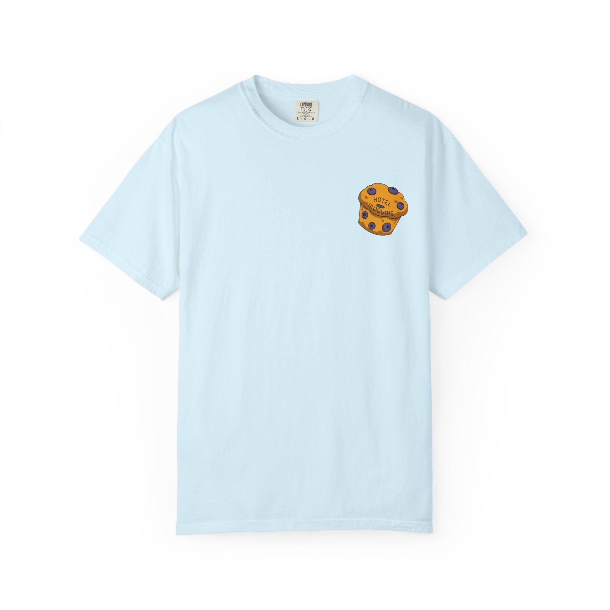 Mackinac Merch - The Hotel Iroquois Series - The Circle Porch Comfort Colors T Shirt