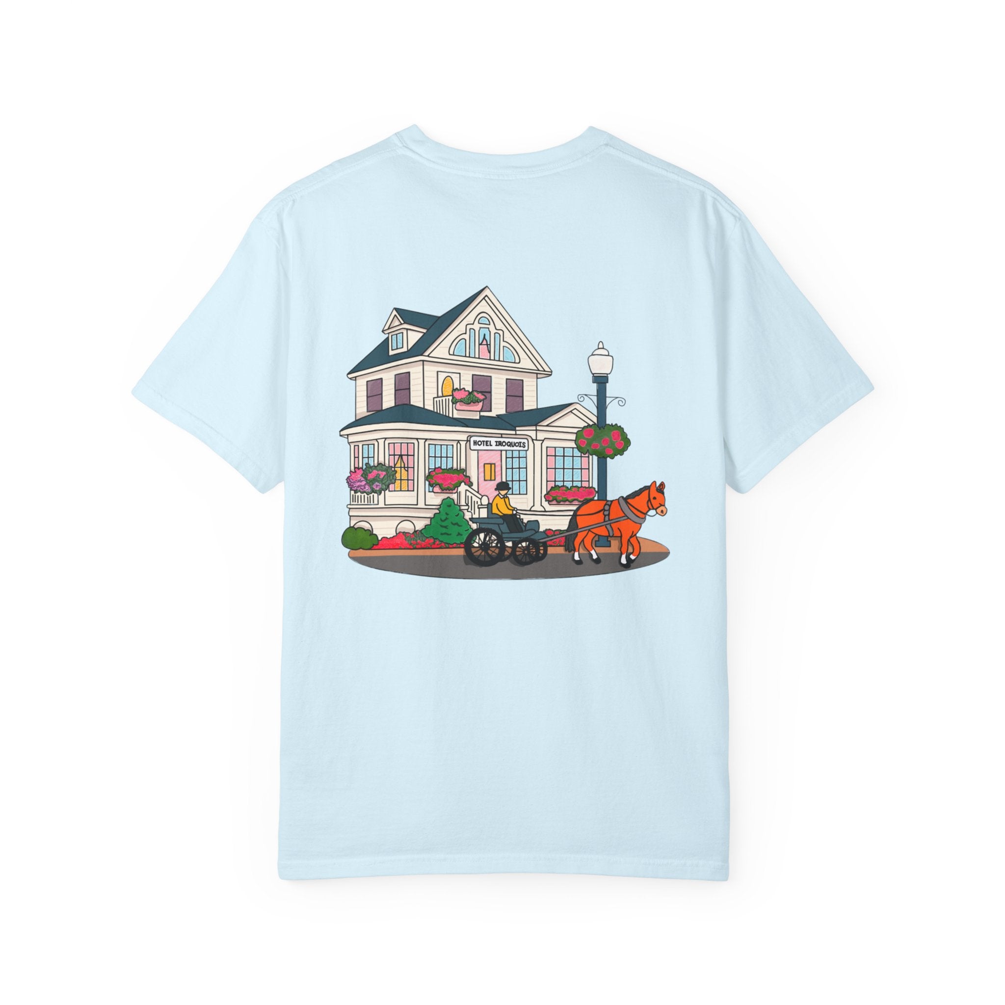 Mackinac Merch - The Hotel Iroquois Series - The Hotel Comfort Colors T Shirt