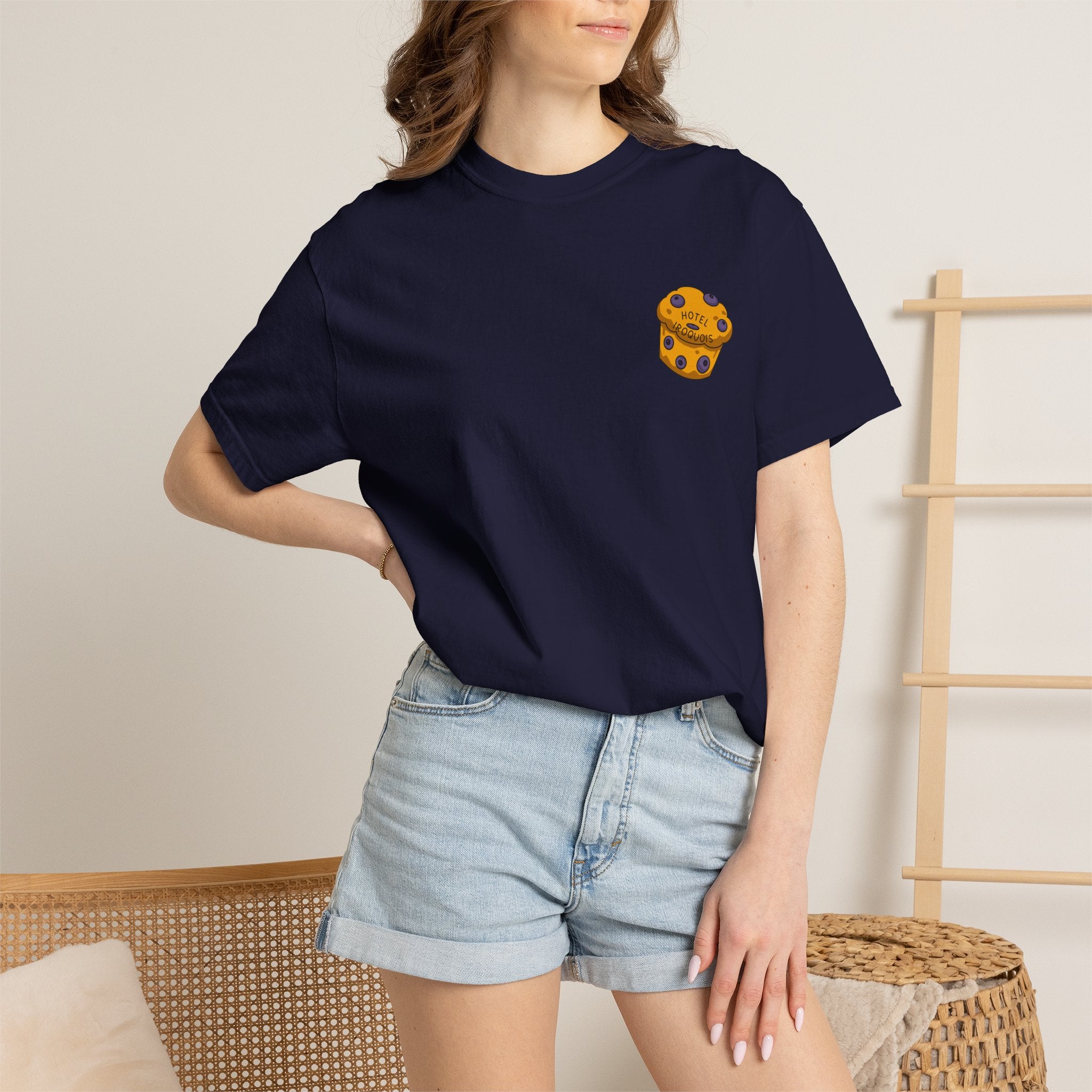 Mackinac Merch - The Hotel Iroquois Series - The Circle Porch Comfort Colors T Shirt