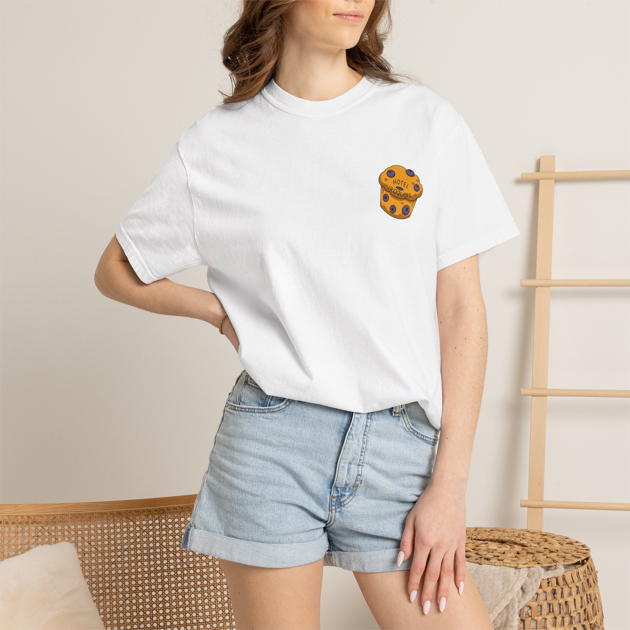 Mackinac Merch - The Hotel Iroquois Series - The Circle Porch Comfort Colors T Shirt