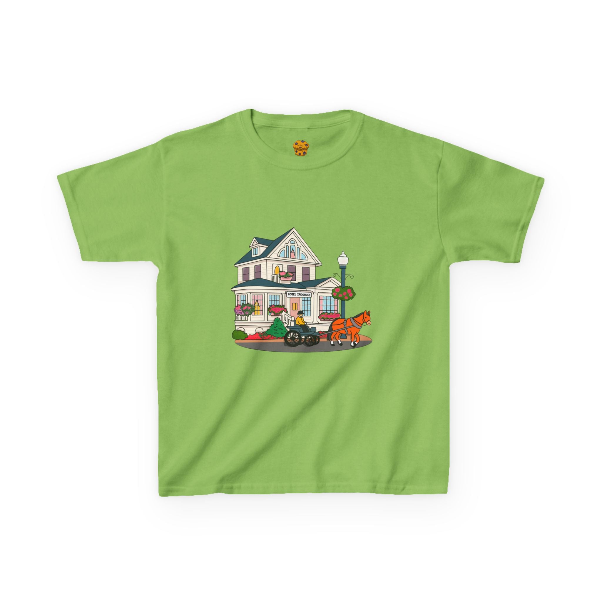 Mackinac Merch - Hotel Iroquois Series Kids Heavy Cotton Tee