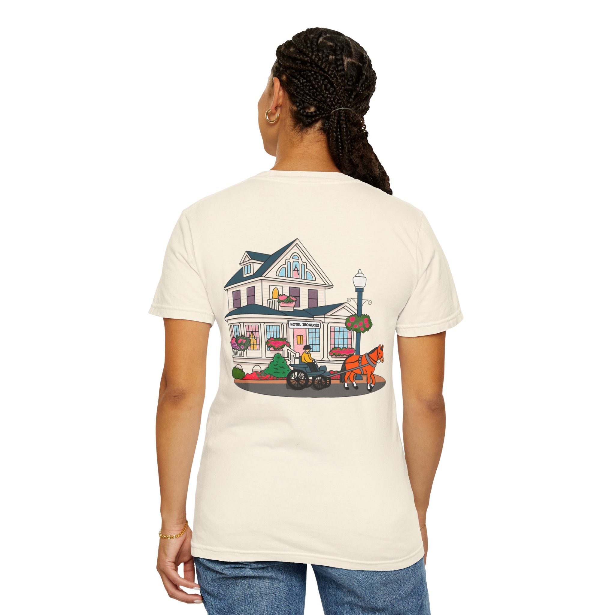 Mackinac Merch - The Hotel Iroquois Series - The Hotel Comfort Colors T Shirt