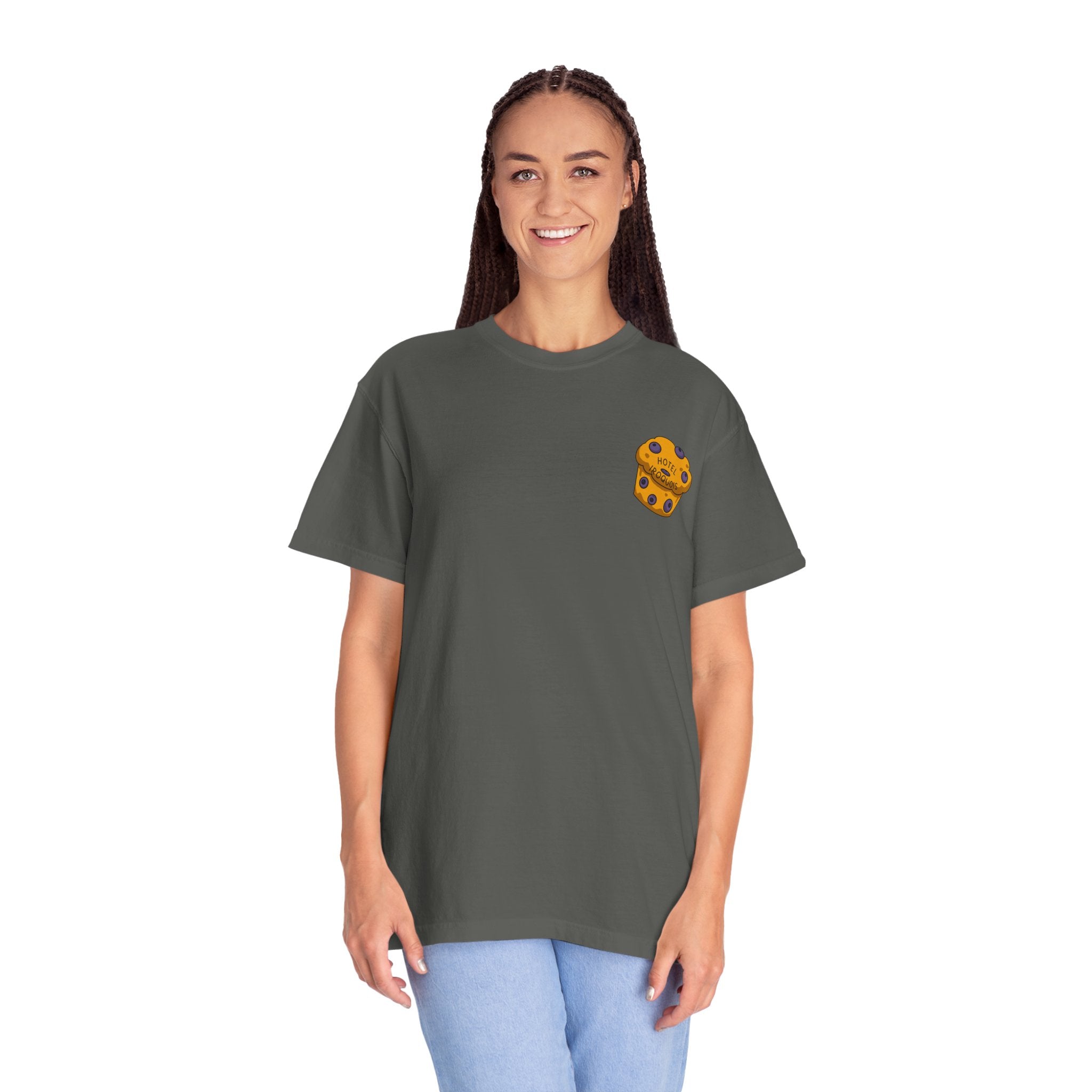 Mackinac Merch - The Hotel Iroquois Series - The Circle Porch Comfort Colors T Shirt