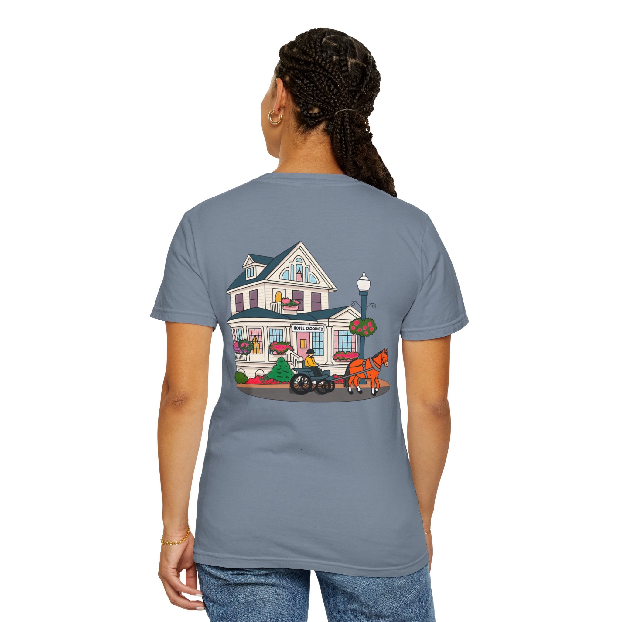 Mackinac Merch - The Hotel Iroquois Series - The Hotel Comfort Colors T Shirt