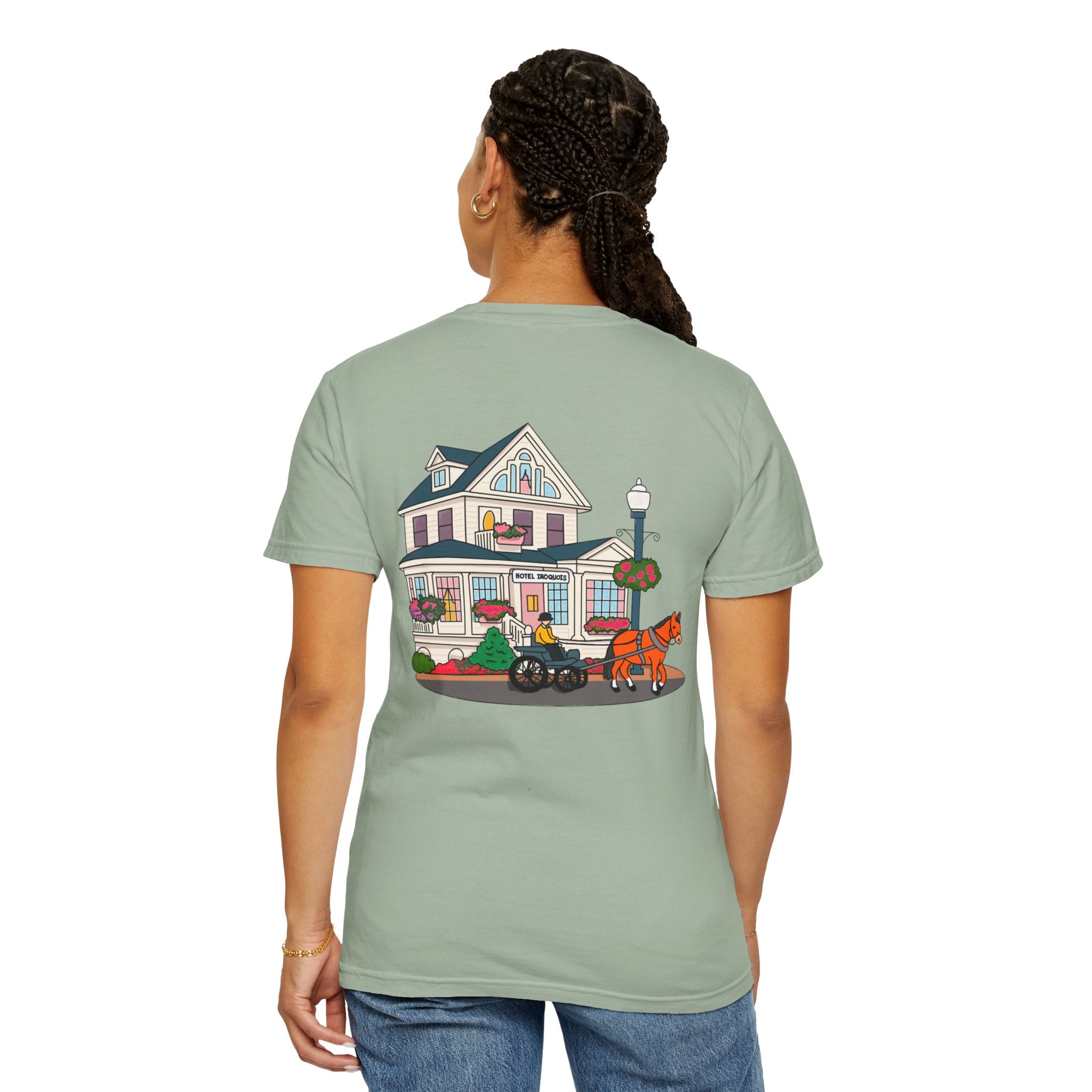 Mackinac Merch - The Hotel Iroquois Series - The Hotel Comfort Colors T Shirt