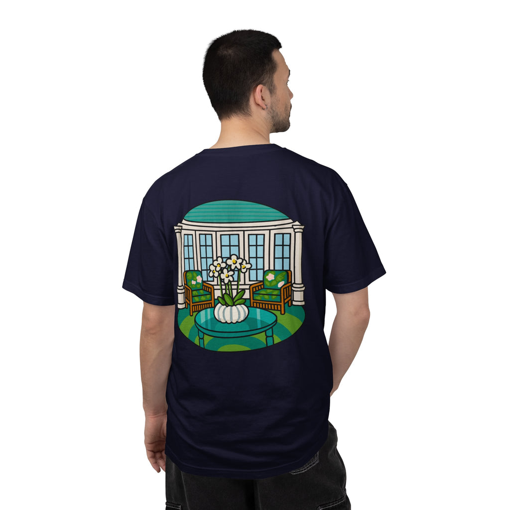 Mackinac Merch - The Hotel Iroquois Series - The Circle Porch Comfort Colors T Shirt