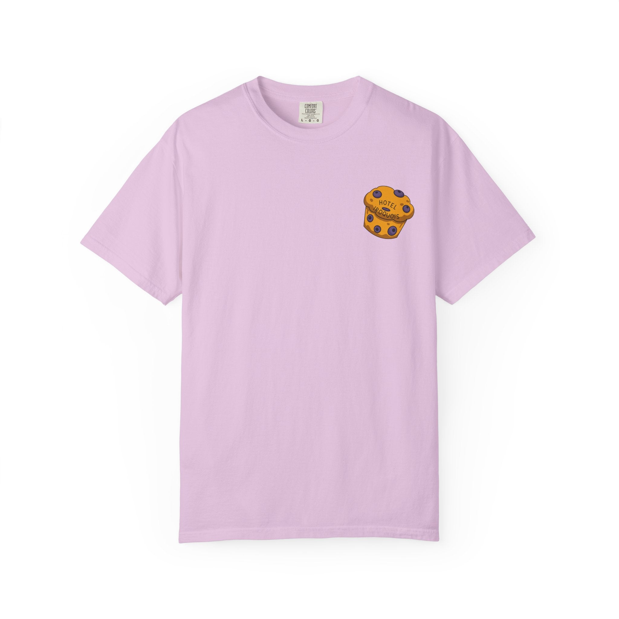 Mackinac Merch - The Hotel Iroquois Series - The Circle Porch Comfort Colors T Shirt