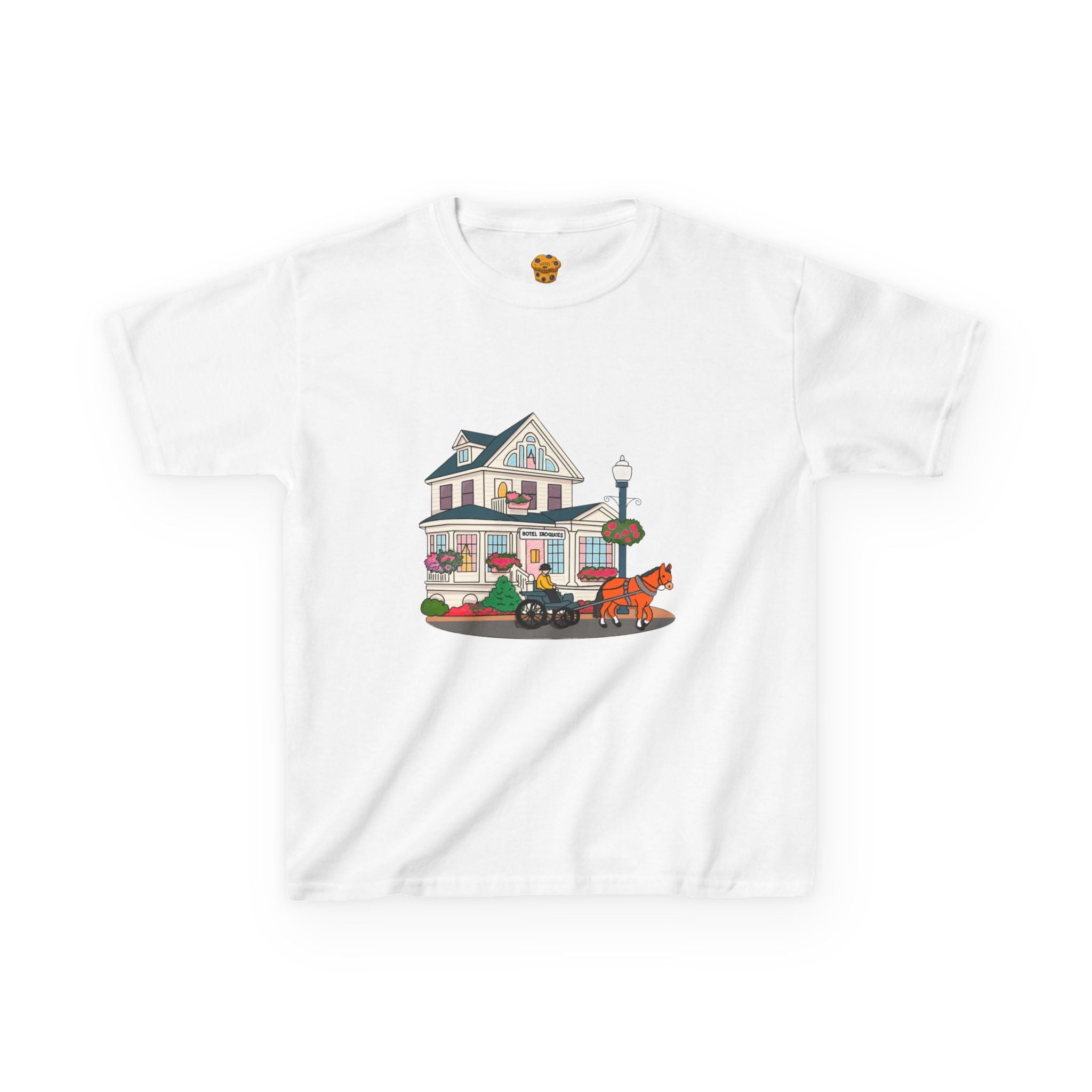 Mackinac Merch - Hotel Iroquois Series Kids Heavy Cotton Tee