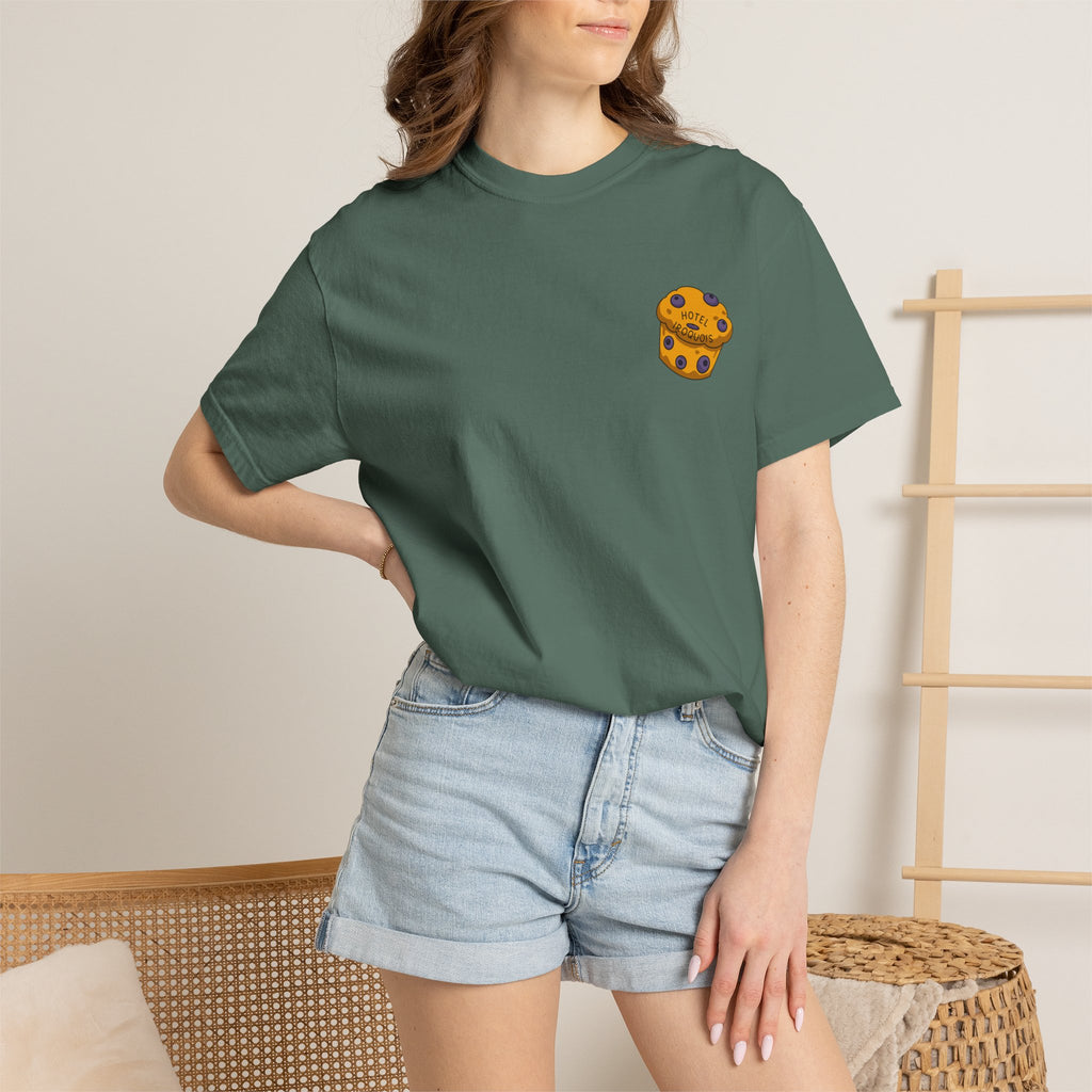 Mackinac Merch - The Hotel Iroquois Series - The Circle Porch Comfort Colors T Shirt