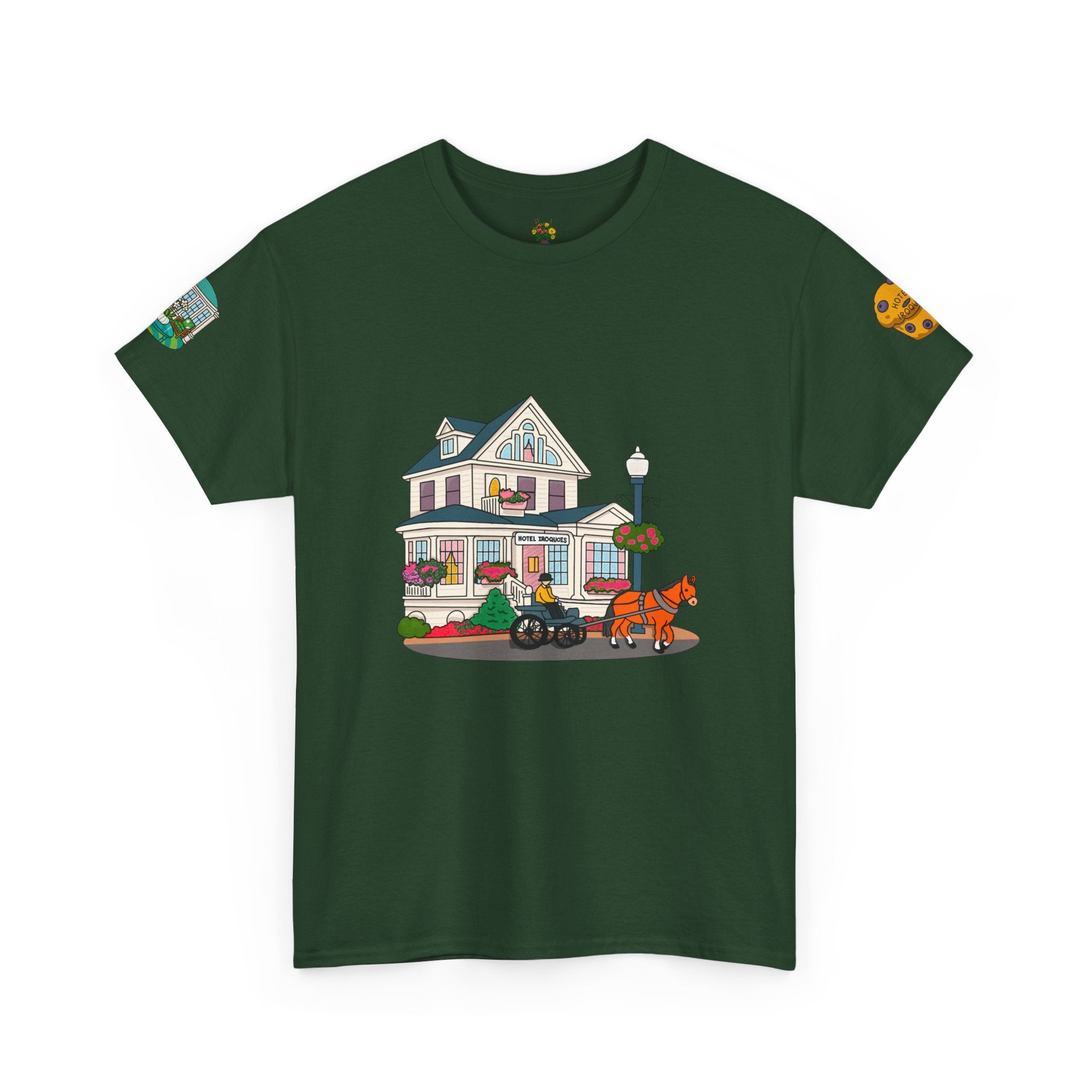 Mackinac Merch - Hotel Iroquois Series - Gilden T Shirt