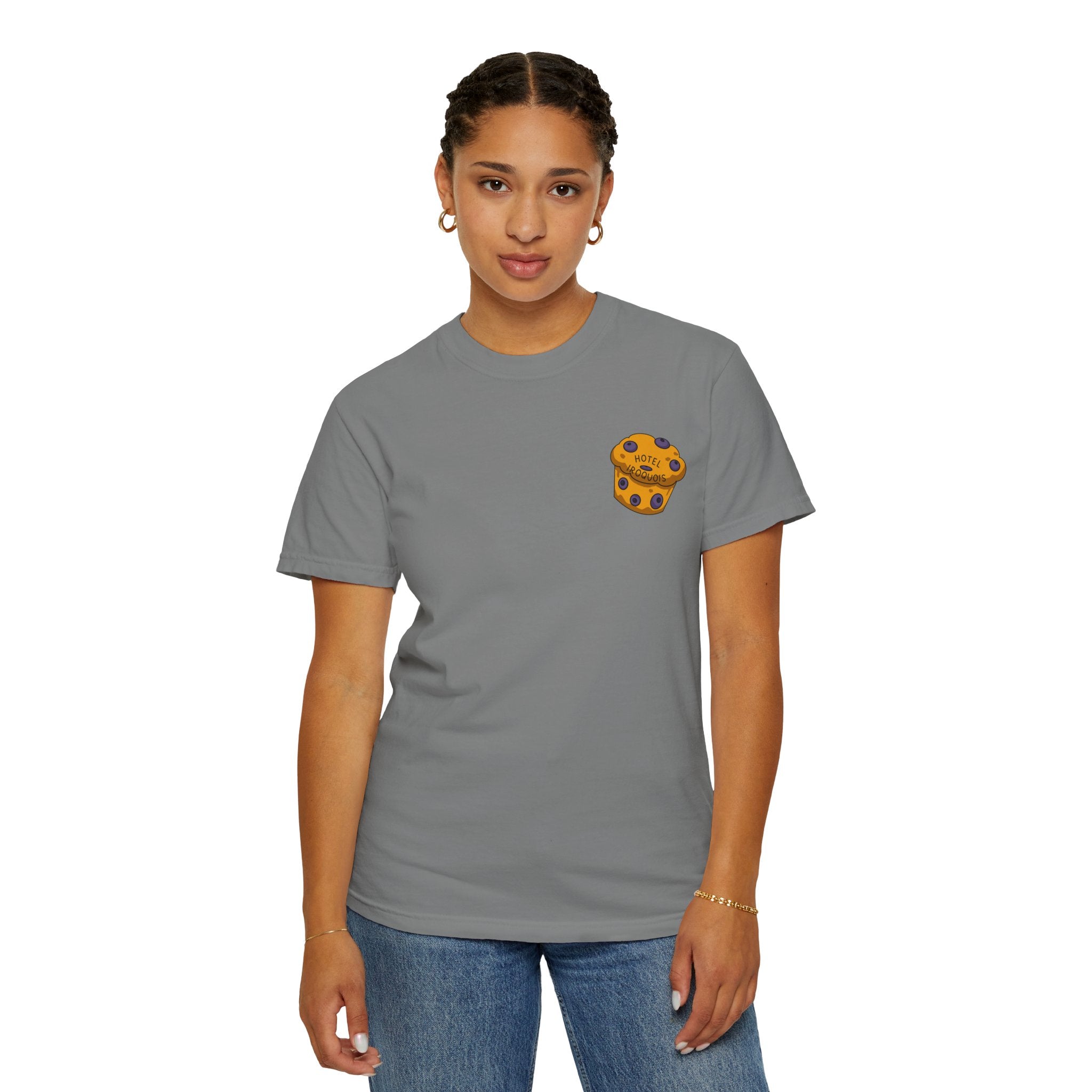 Mackinac Merch - The Hotel Iroquois Series - The Circle Porch Comfort Colors T Shirt