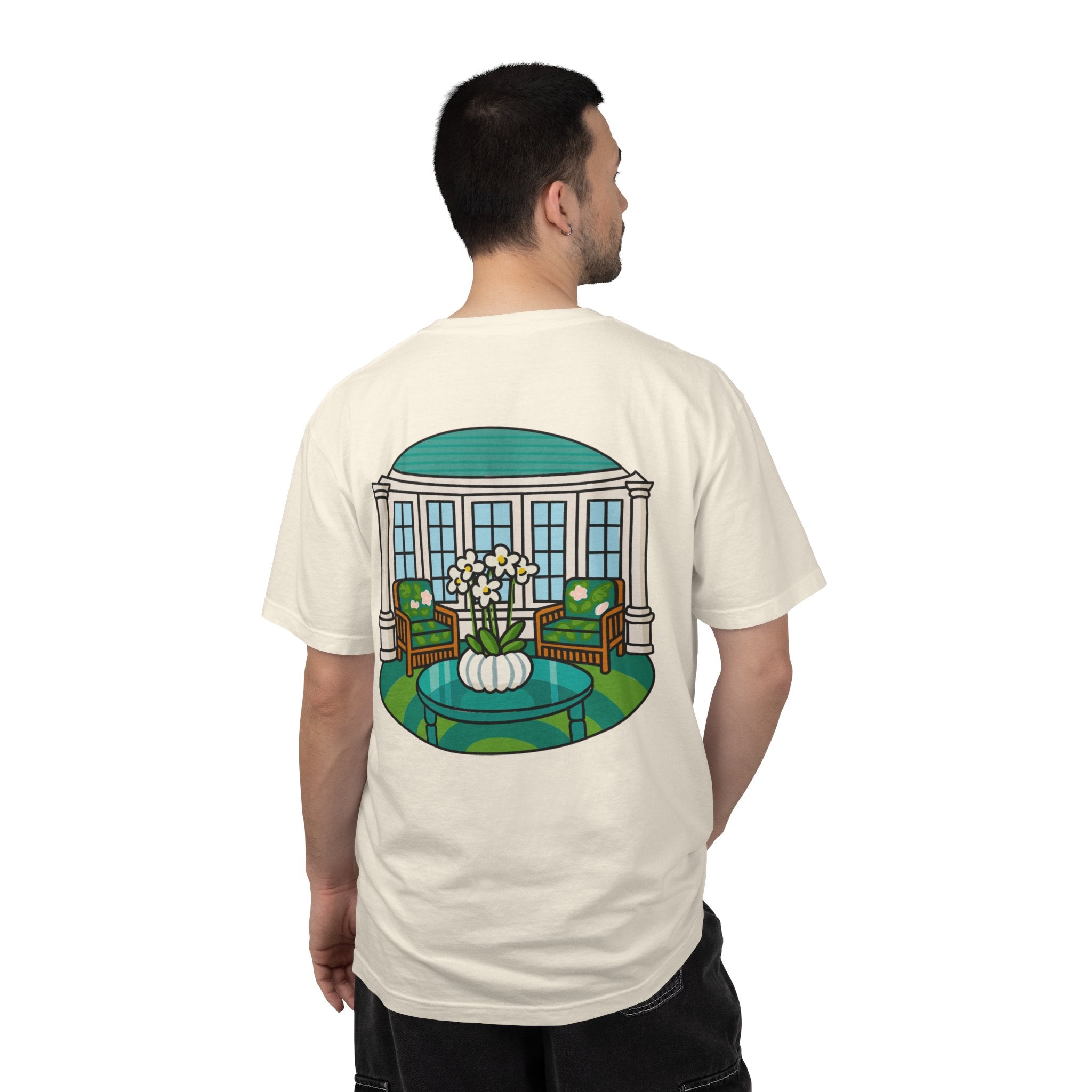 Mackinac Merch - The Hotel Iroquois Series - The Circle Porch Comfort Colors T Shirt
