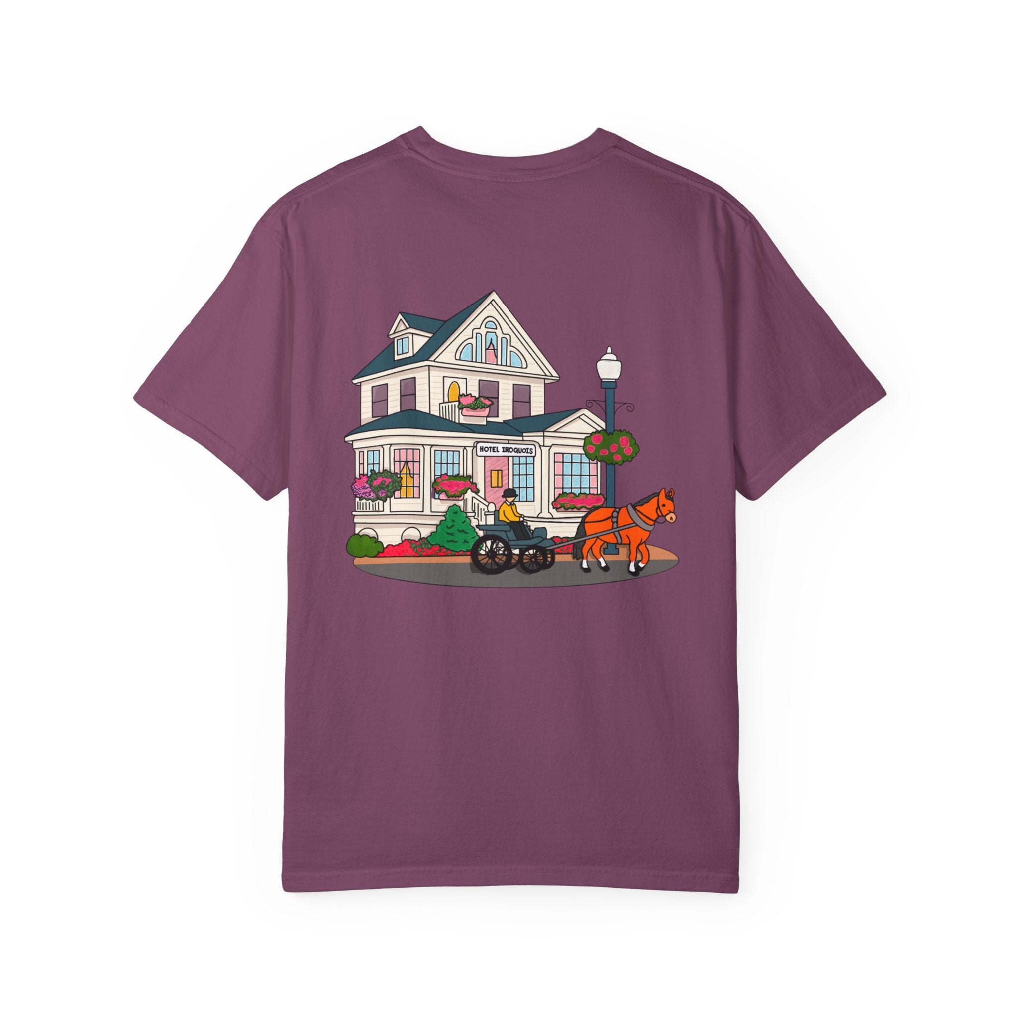 Mackinac Merch - The Hotel Iroquois Series - The Hotel Comfort Colors T Shirt