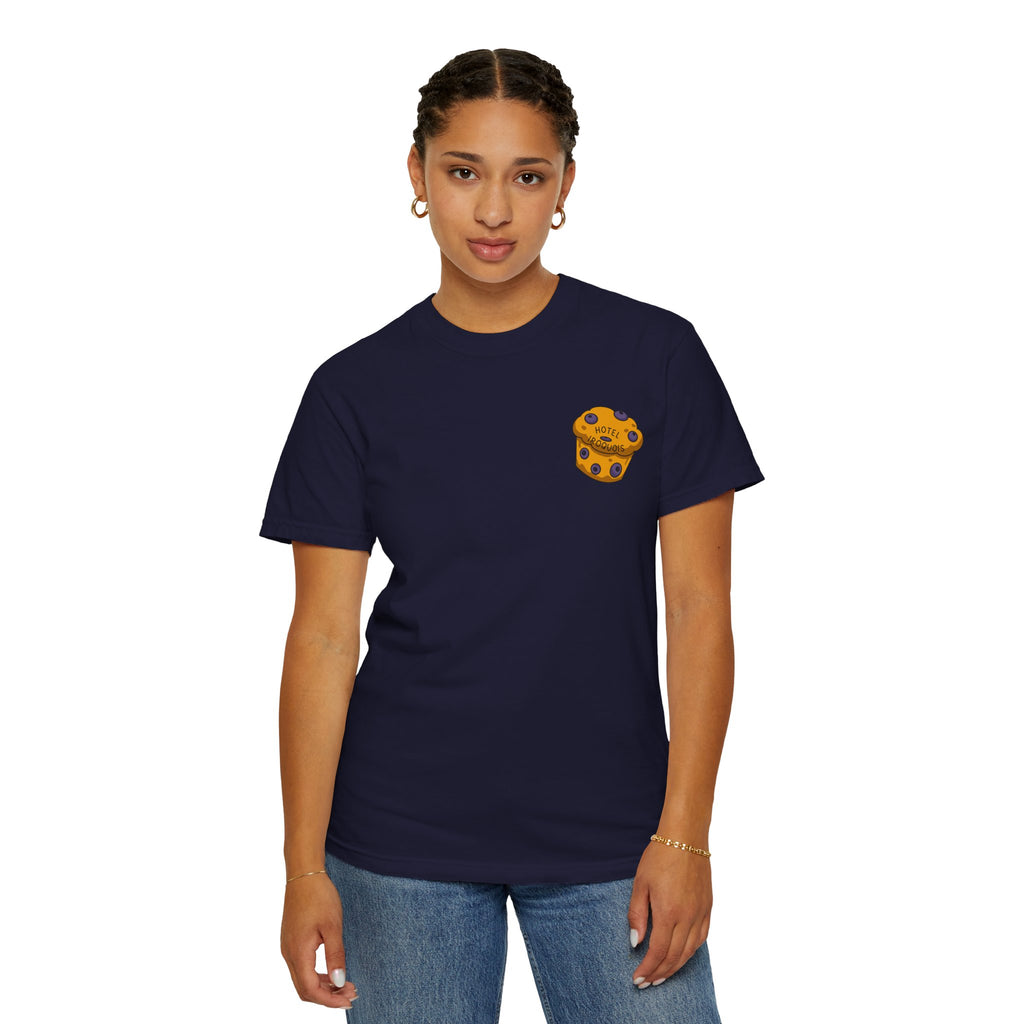 Mackinac Merch - The Hotel Iroquois Series - The Circle Porch Comfort Colors T Shirt