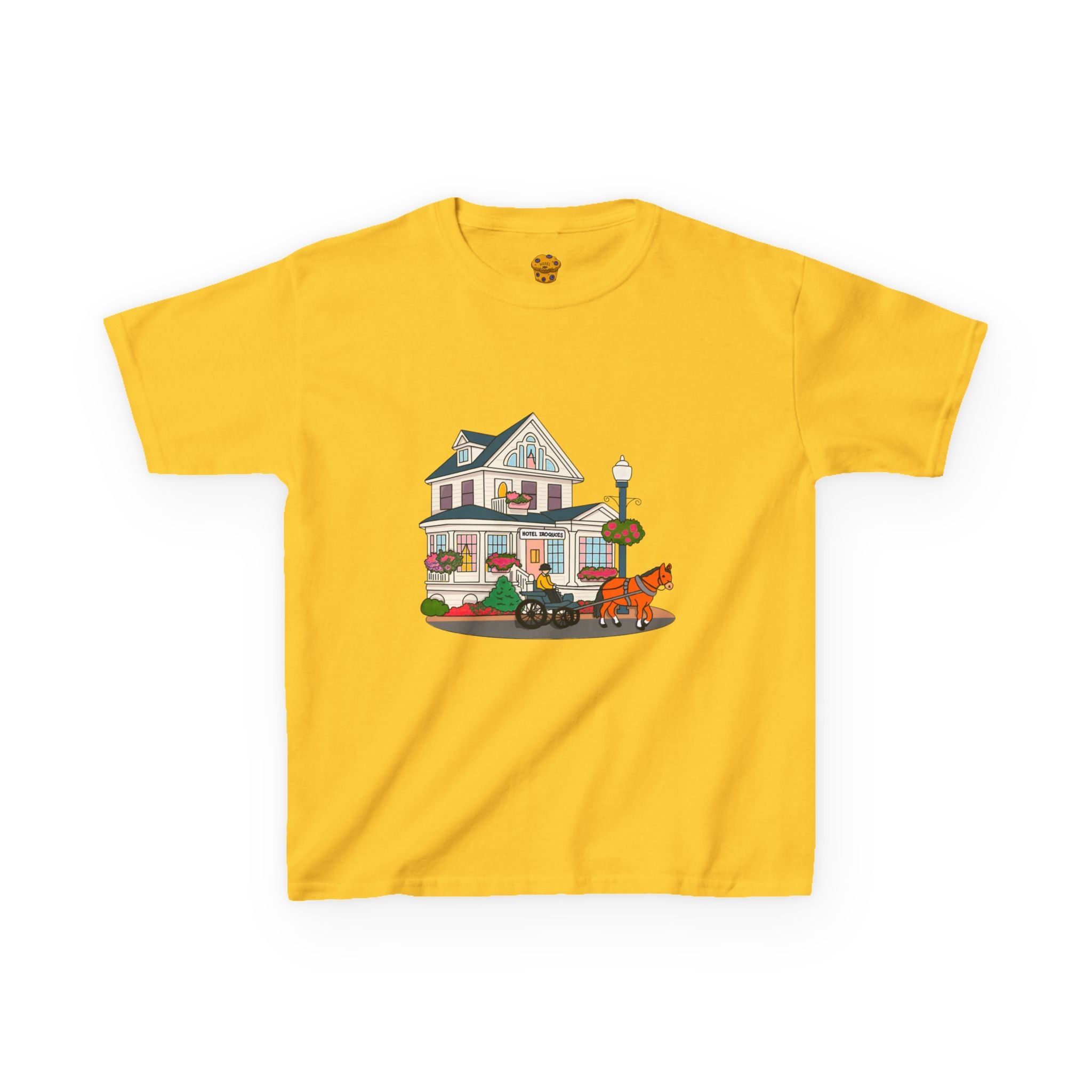 Mackinac Merch - Hotel Iroquois Series Kids Heavy Cotton Tee