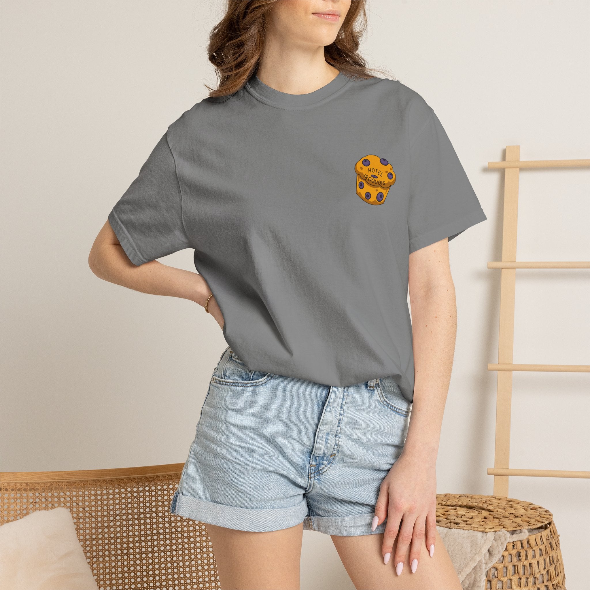 Mackinac Merch - The Hotel Iroquois Series - The Circle Porch Comfort Colors T Shirt