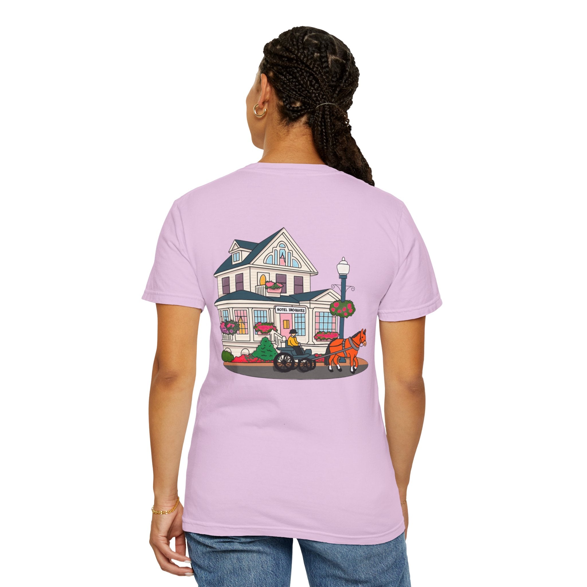 Mackinac Merch - The Hotel Iroquois Series - The Hotel Comfort Colors T Shirt