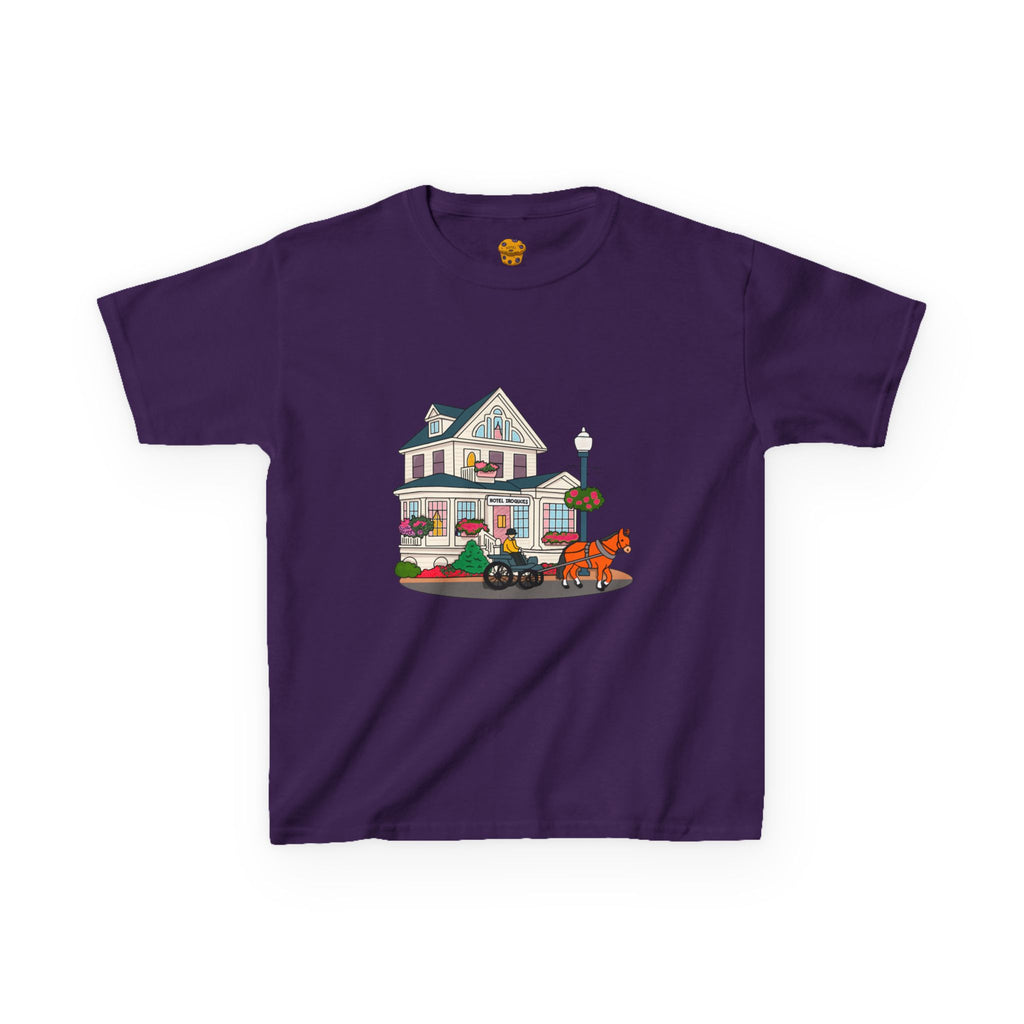Mackinac Merch - Hotel Iroquois Series Kids Heavy Cotton Tee