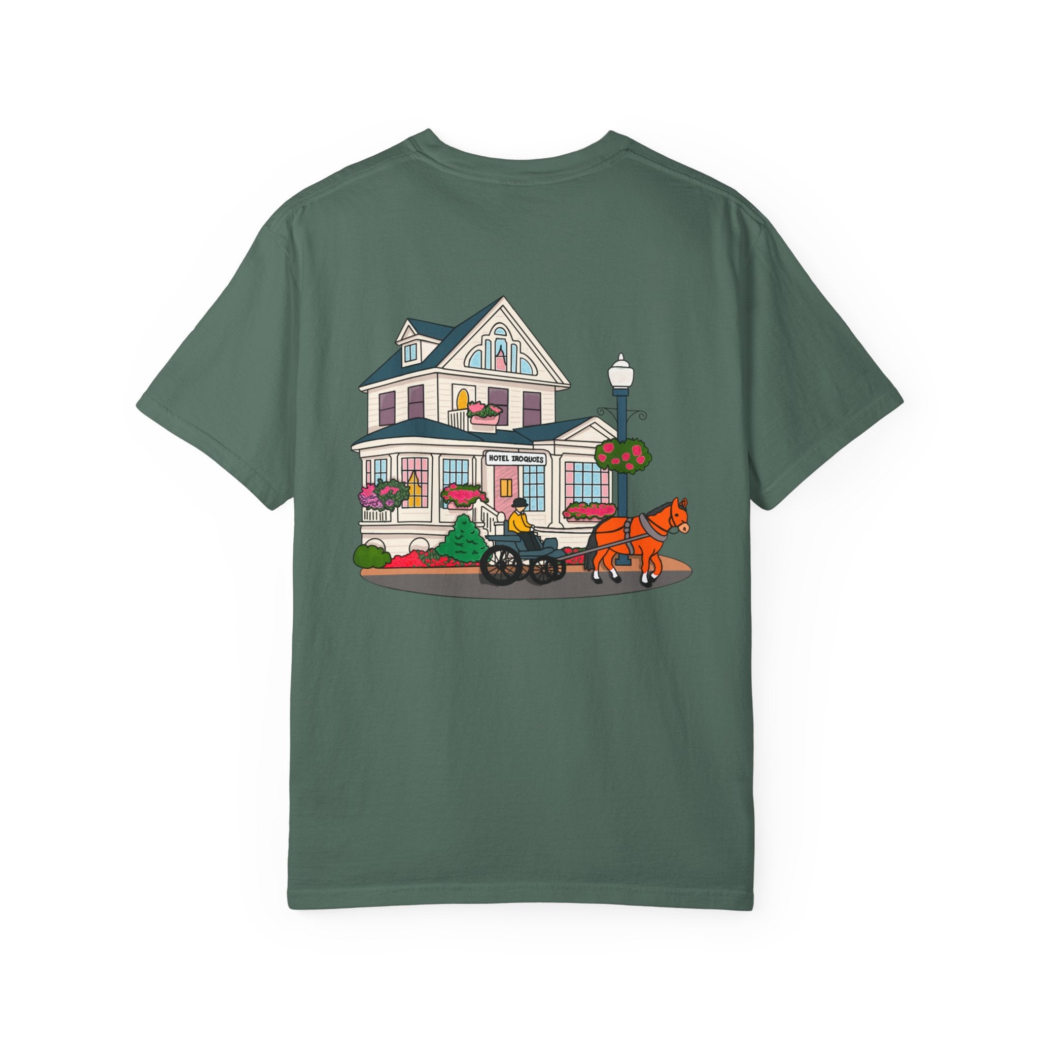 Mackinac Merch - The Hotel Iroquois Series - The Hotel Comfort Colors T Shirt