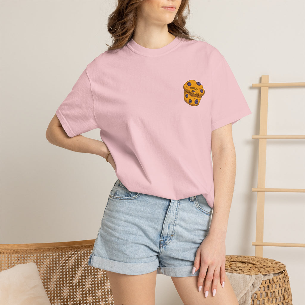 Mackinac Merch - The Hotel Iroquois Series - The Circle Porch Comfort Colors T Shirt