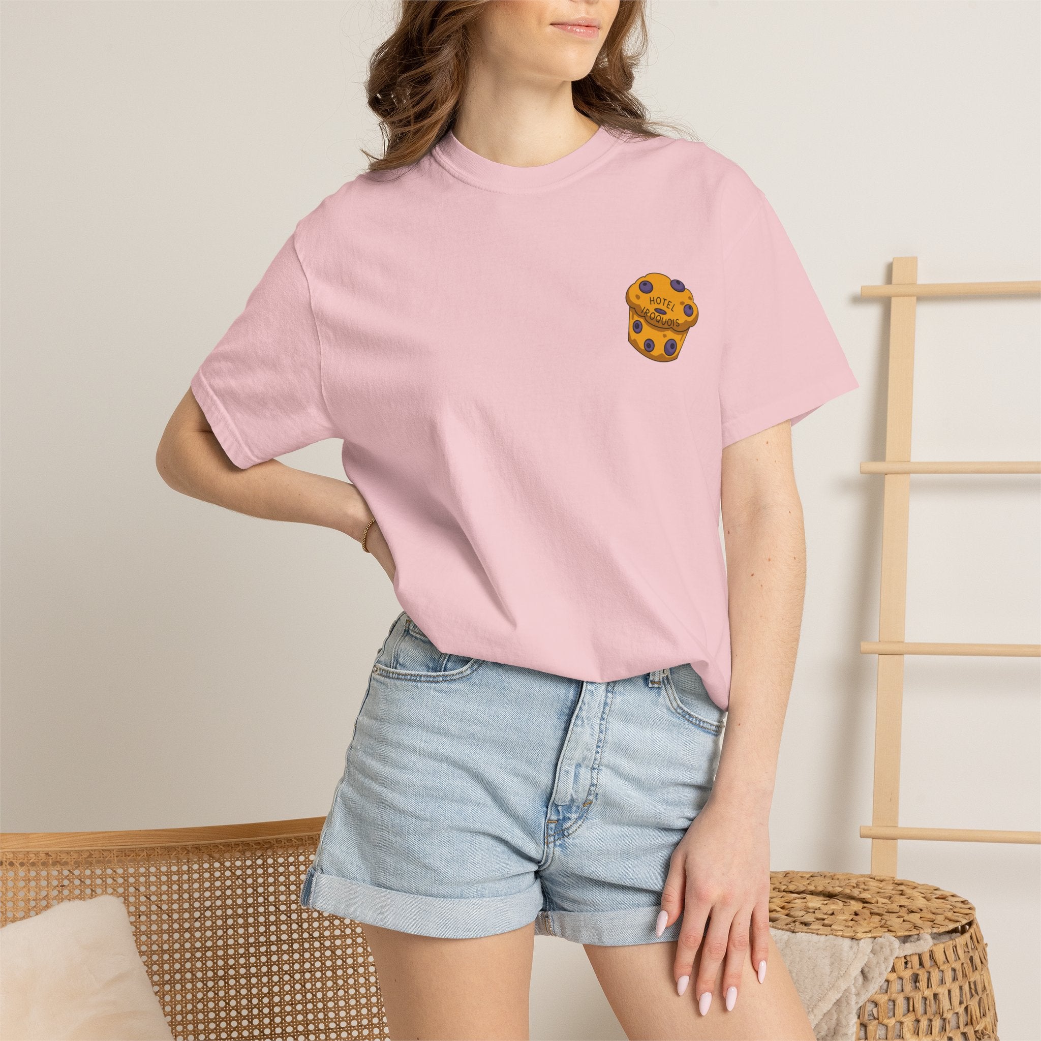 Mackinac Merch - The Hotel Iroquois Series - The Circle Porch Comfort Colors T Shirt