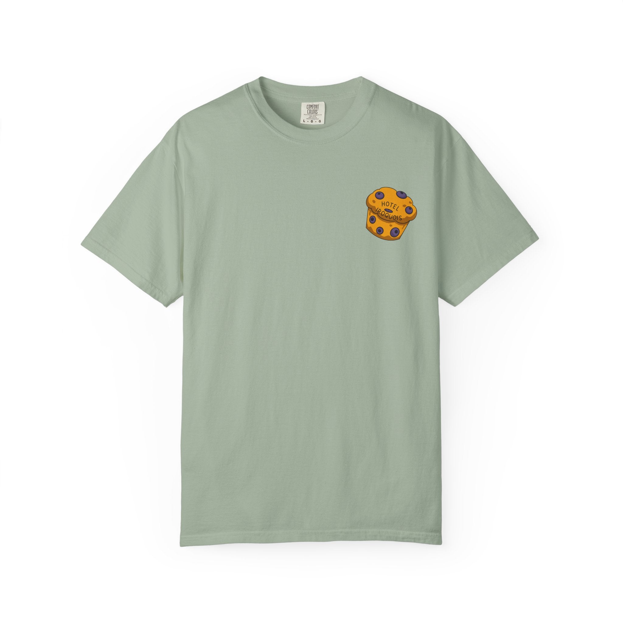 Mackinac Merch - The Hotel Iroquois Series - The Circle Porch Comfort Colors T Shirt