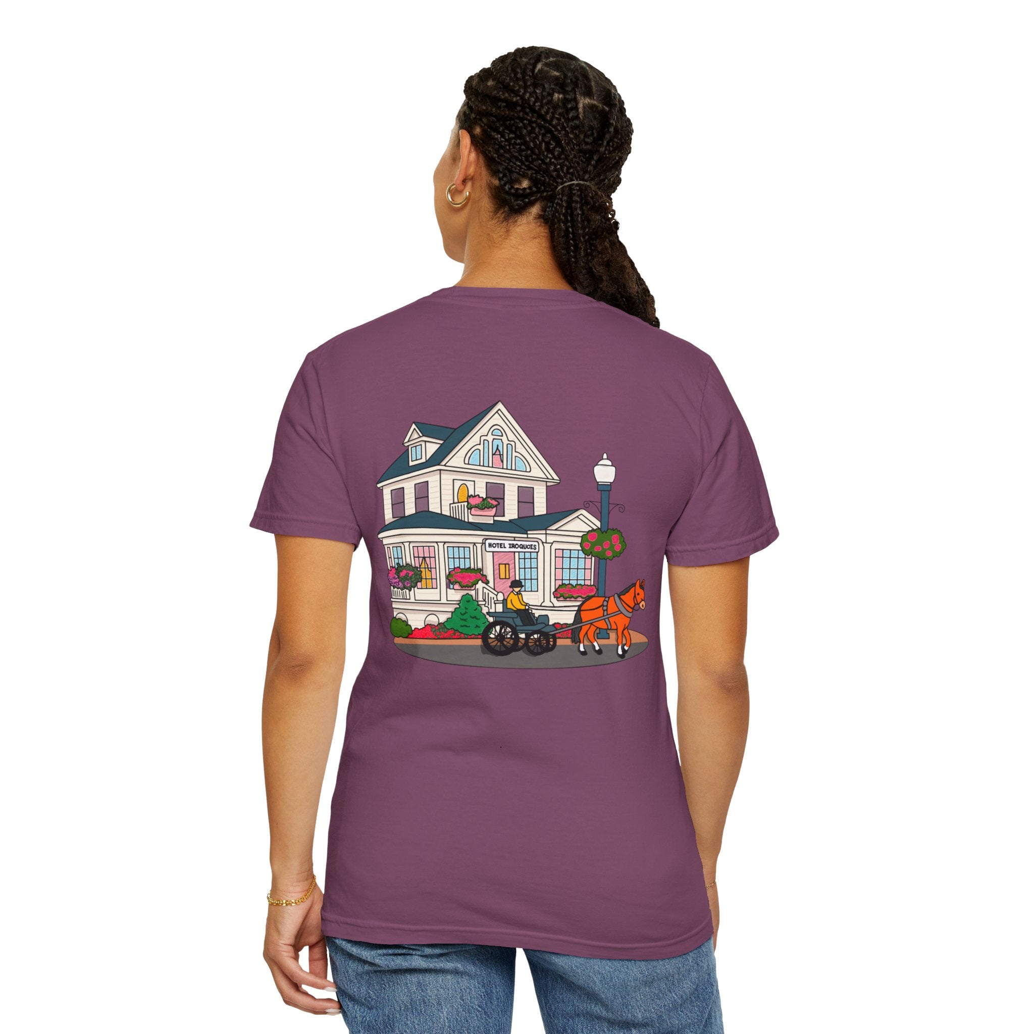 Mackinac Merch - The Hotel Iroquois Series - The Hotel Comfort Colors T Shirt