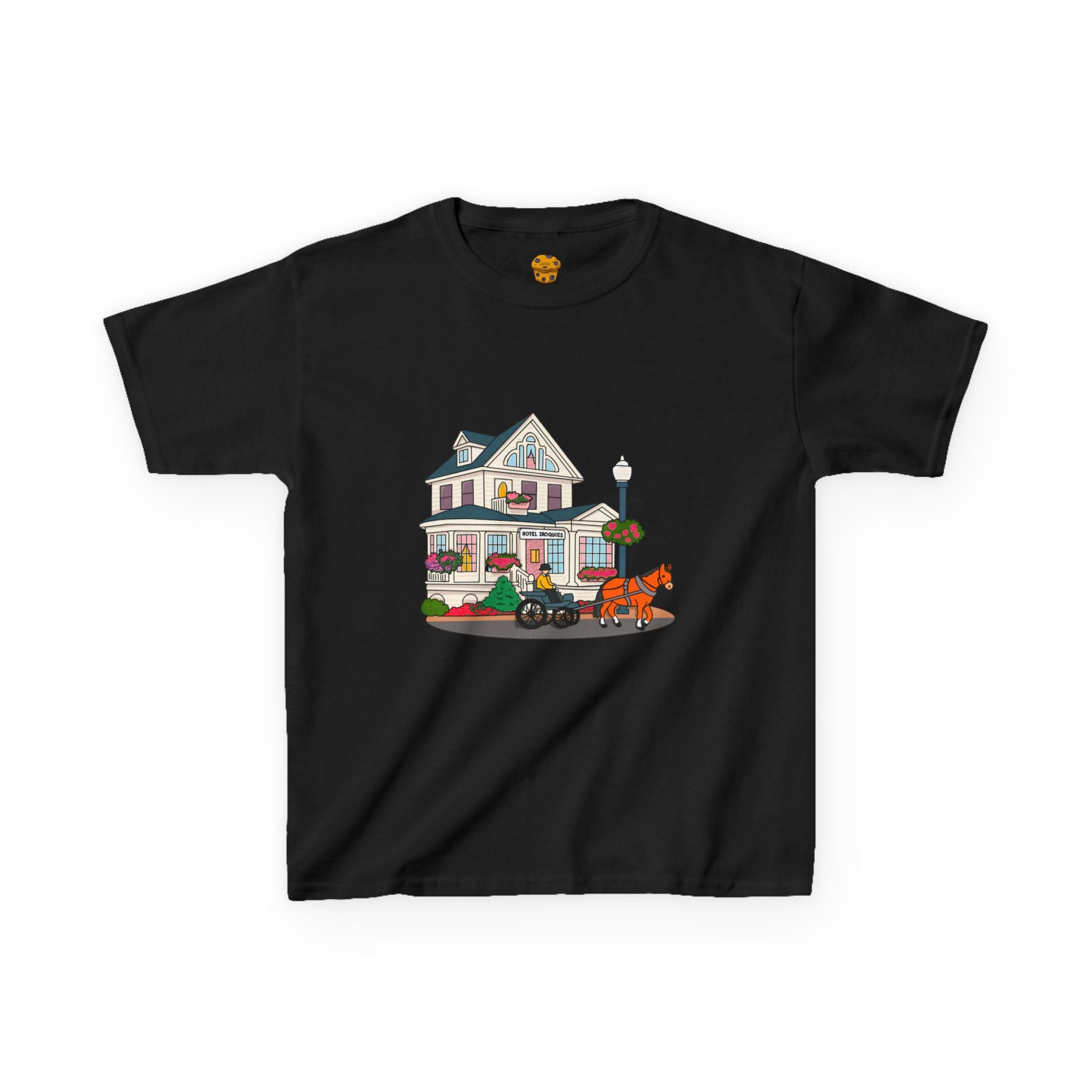 Mackinac Merch - Hotel Iroquois Series Kids Heavy Cotton Tee