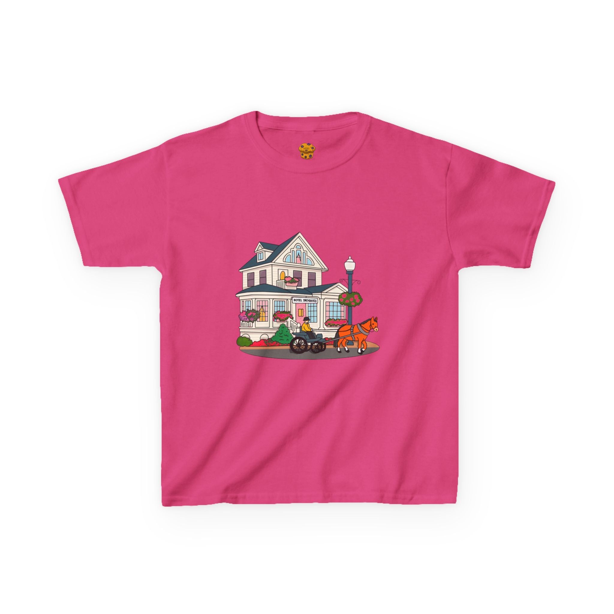 Mackinac Merch - Hotel Iroquois Series Kids Heavy Cotton Tee