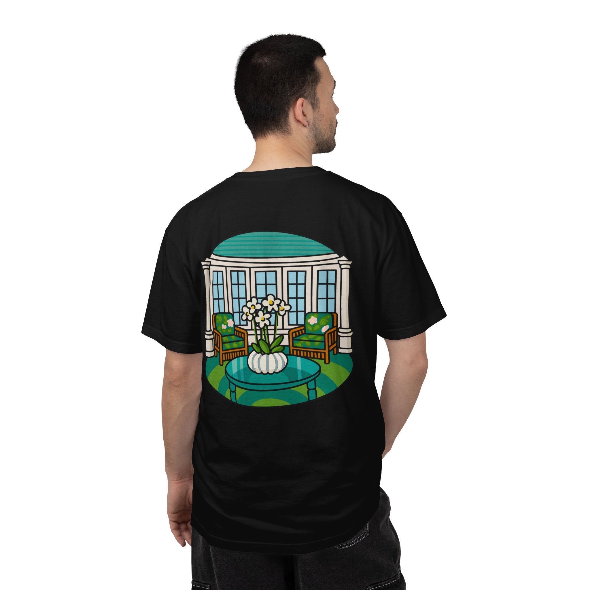 Mackinac Merch - The Hotel Iroquois Series - The Circle Porch Comfort Colors T Shirt