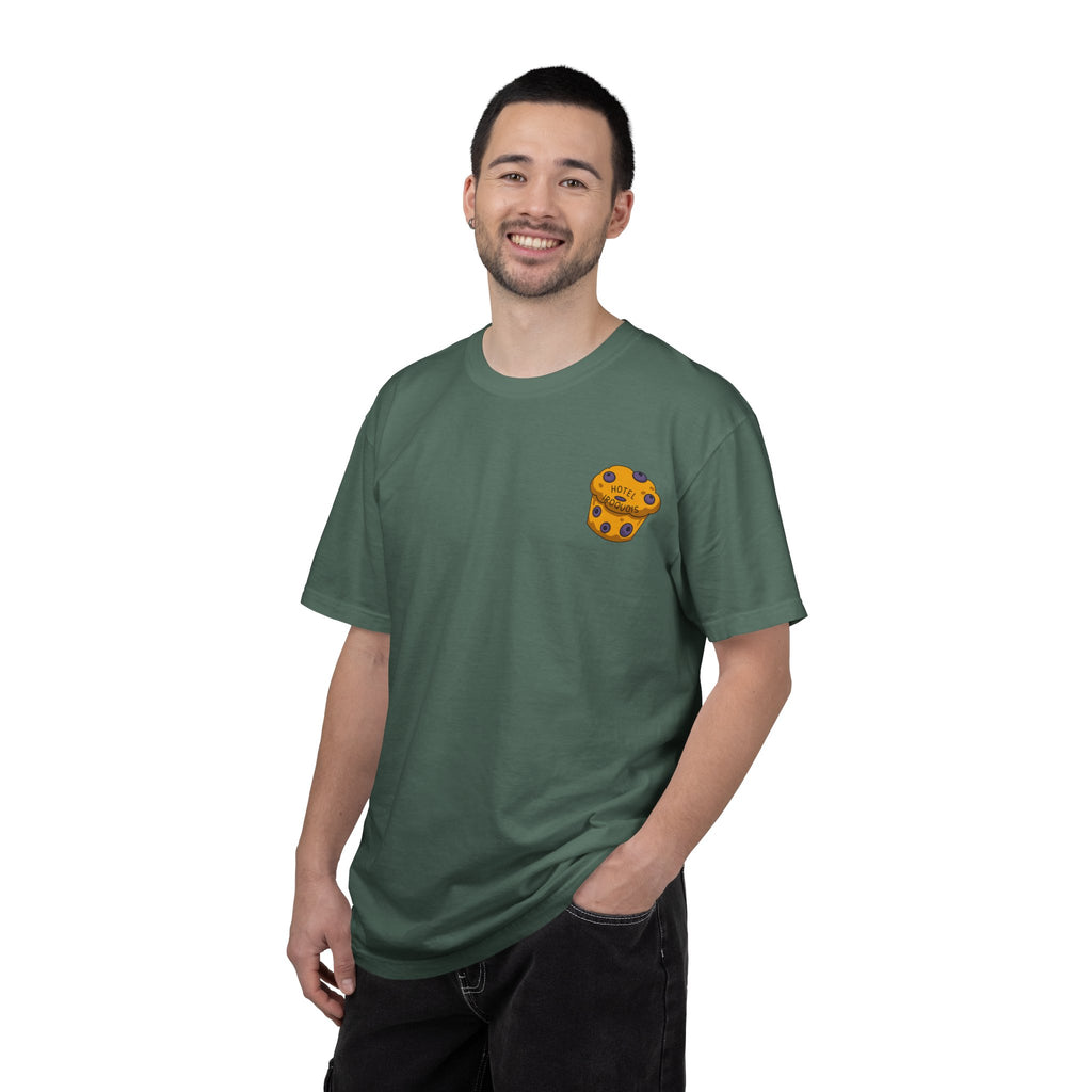 Mackinac Merch - The Hotel Iroquois Series - The Circle Porch Comfort Colors T Shirt