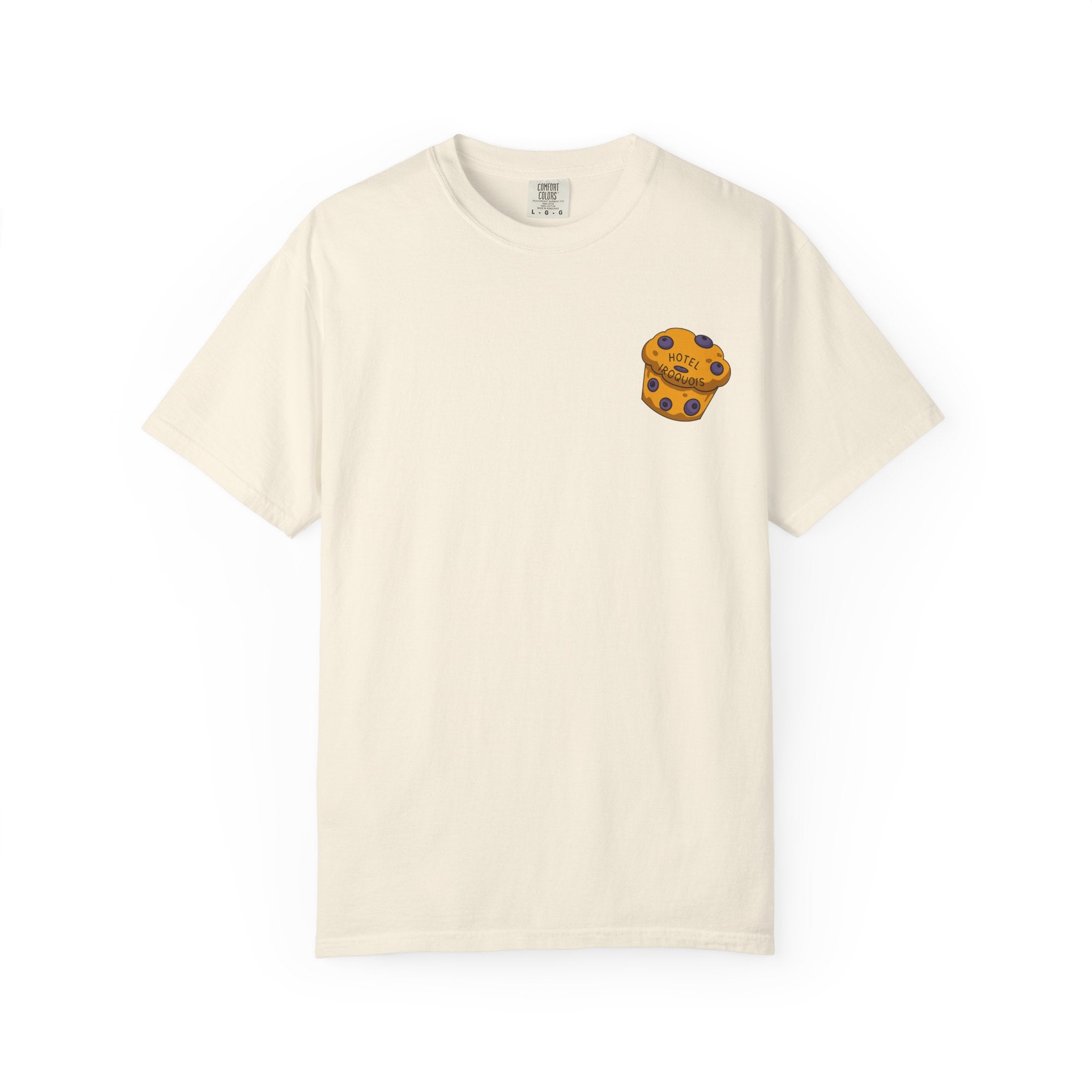 Mackinac Merch - The Hotel Iroquois Series - The Circle Porch Comfort Colors T Shirt
