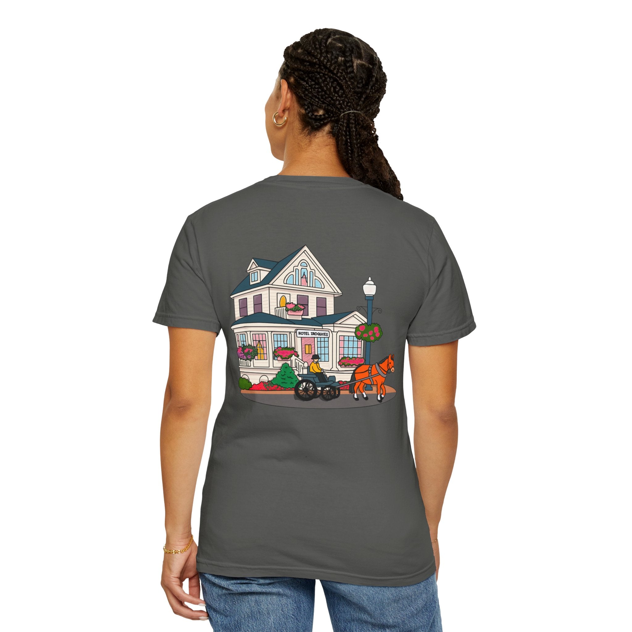 Mackinac Merch - The Hotel Iroquois Series - The Hotel Comfort Colors T Shirt