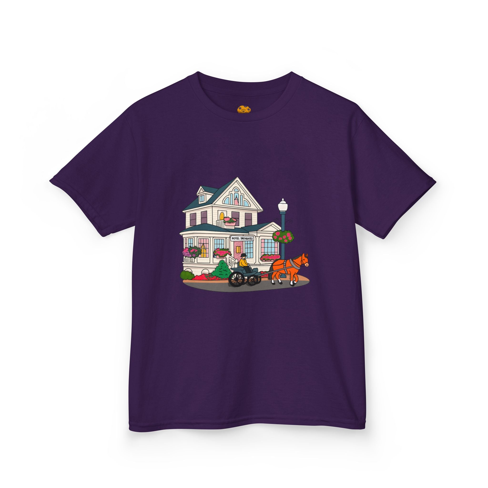 Mackinac Merch - Hotel Iroquois Series Kids Heavy Cotton Tee