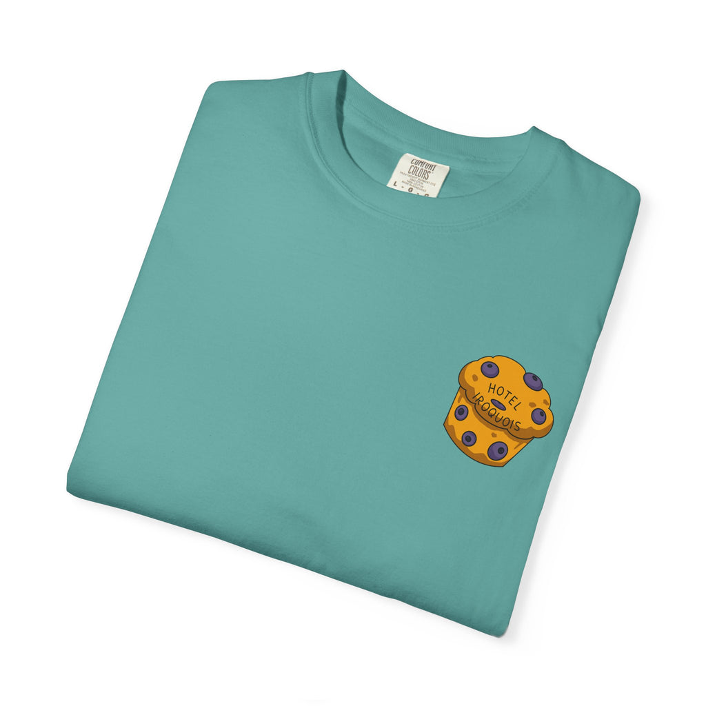 Mackinac Merch - The Hotel Iroquois Series - The Circle Porch Comfort Colors T Shirt